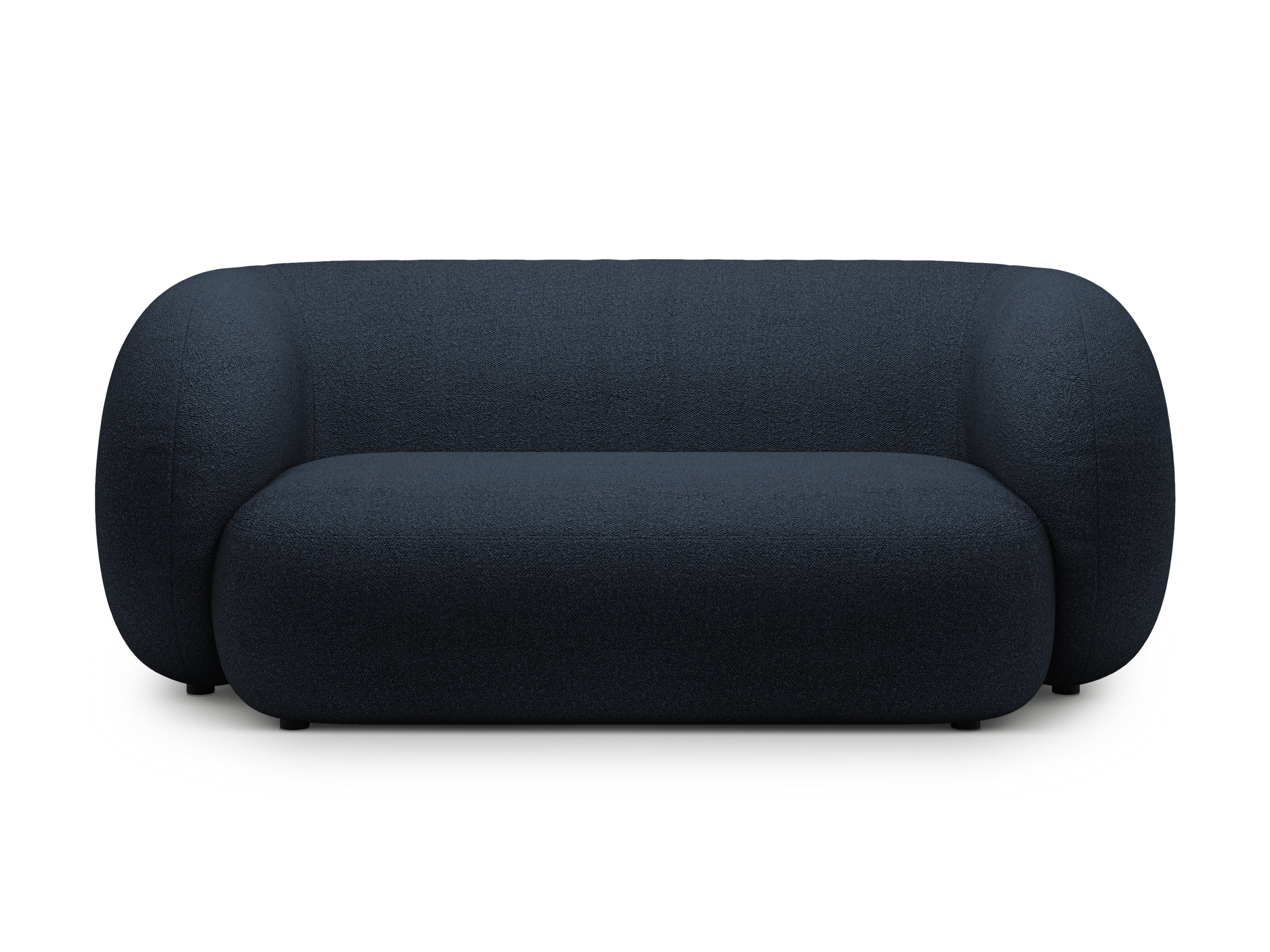 Sofa 2-sitzig KATE marineblau Boucle