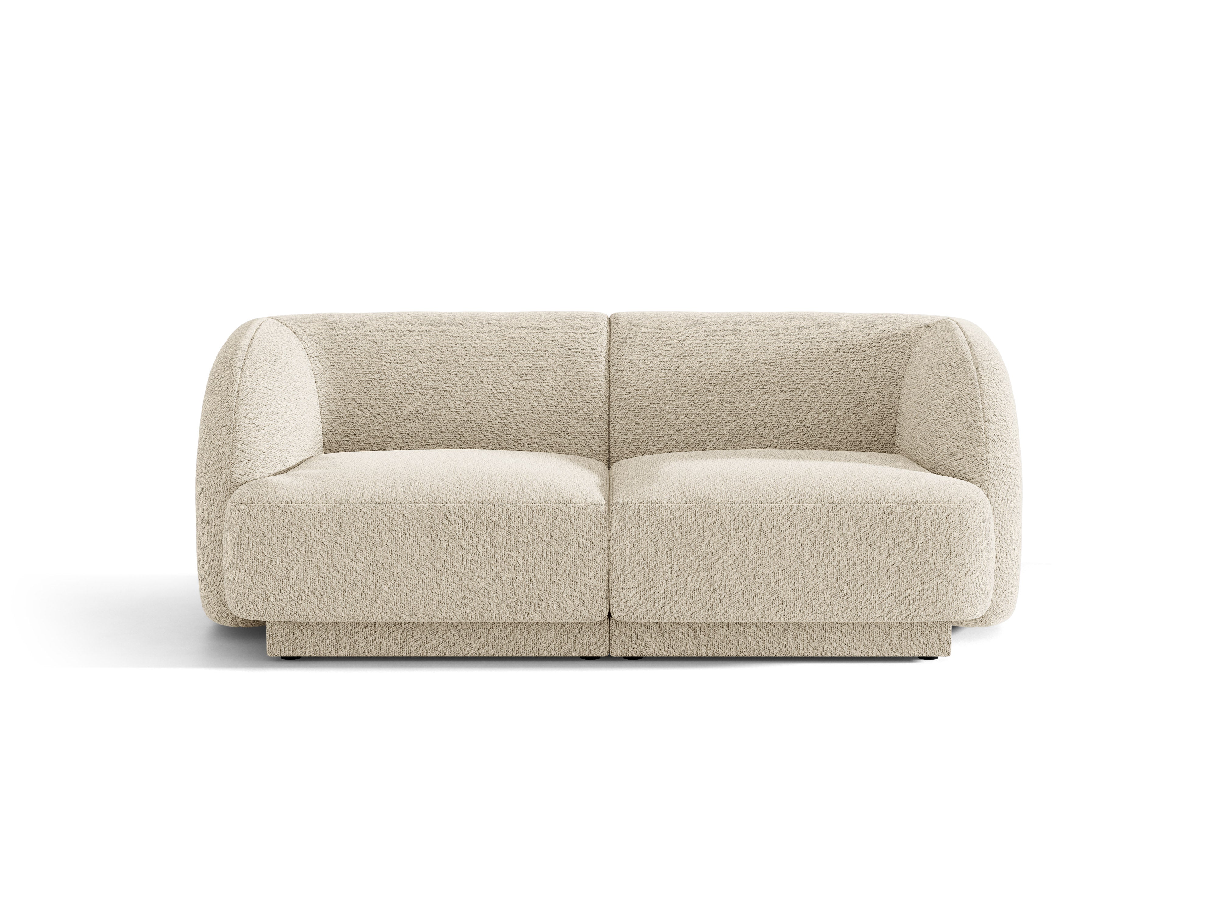 Sofa 2-zits MILEY beige boucle