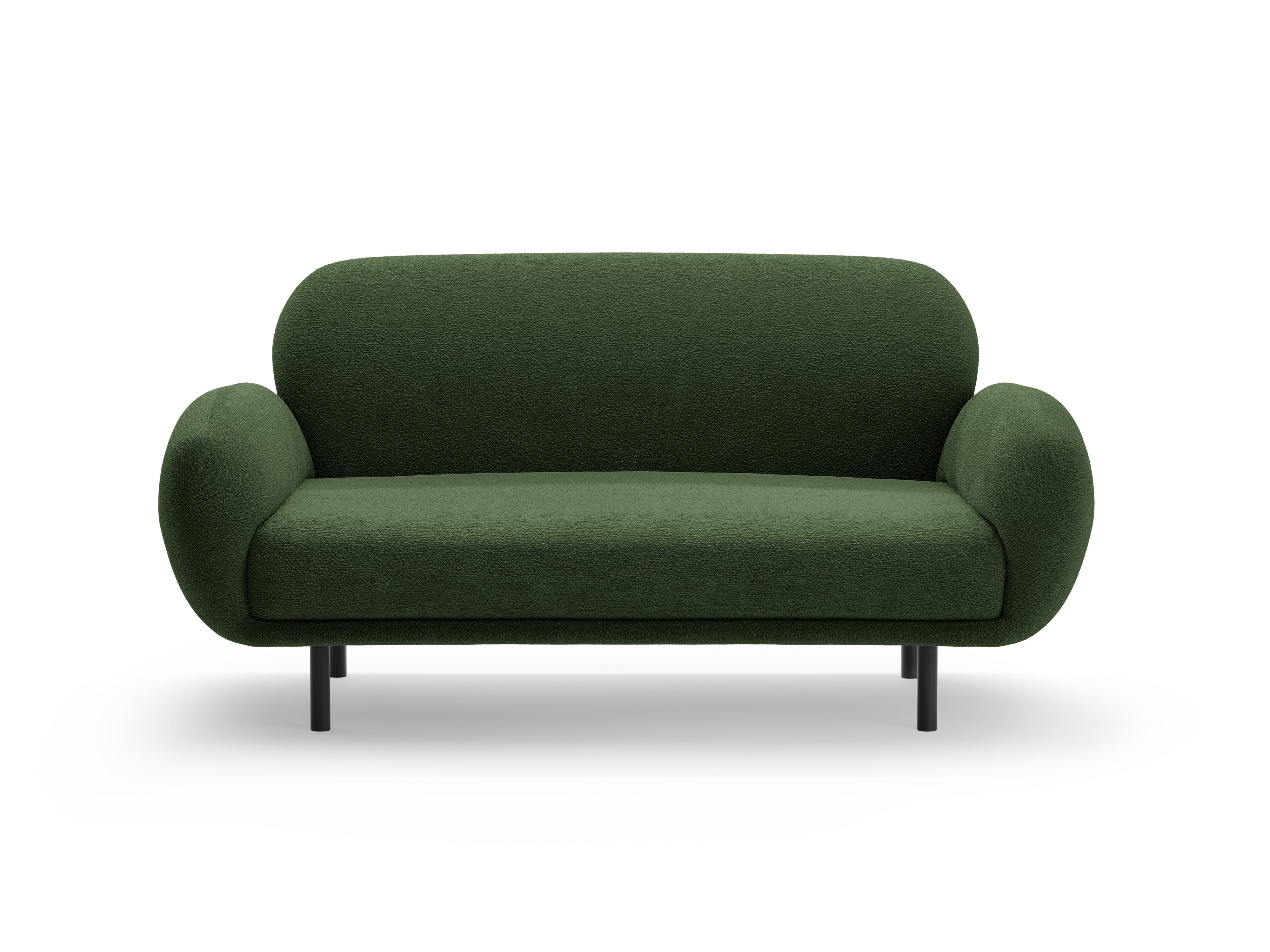 Sofa 2-zits POPPY groen boucle