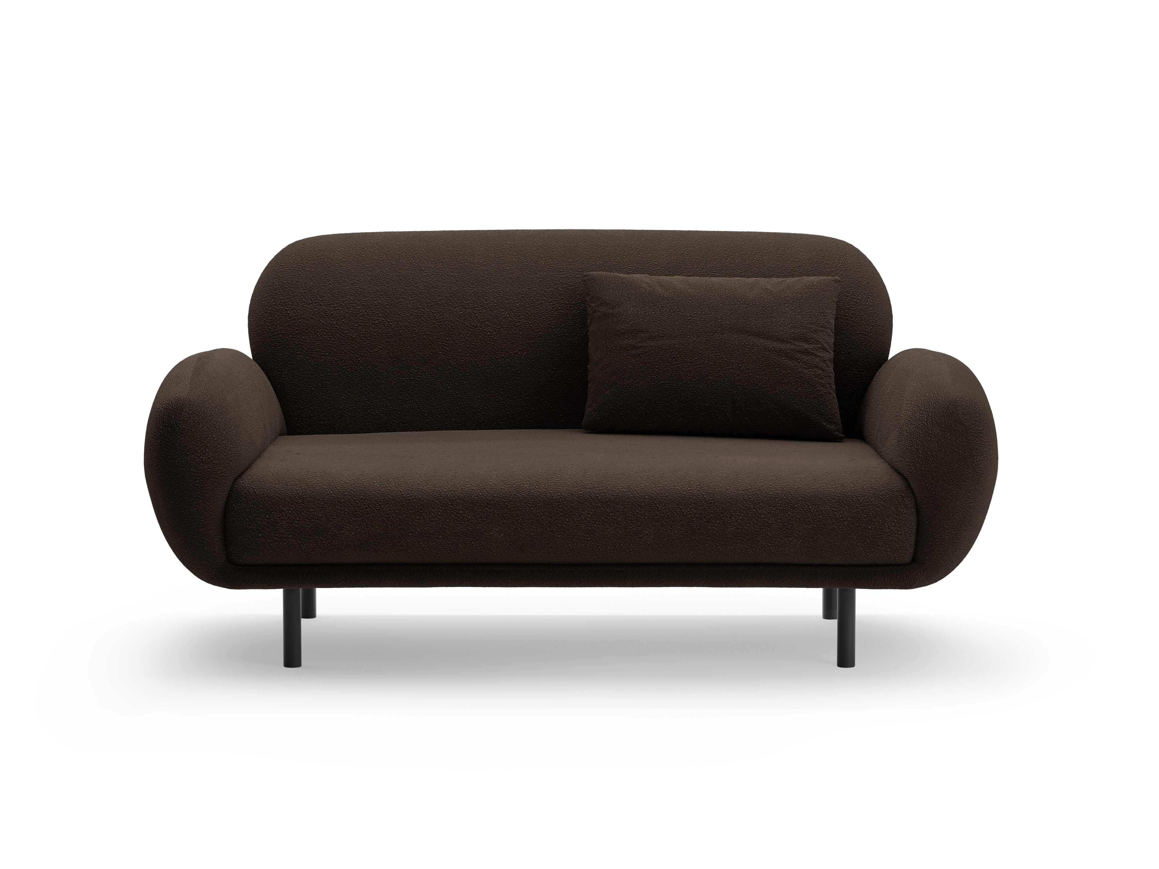 Sofa 2-zits POPPY bruin boucle