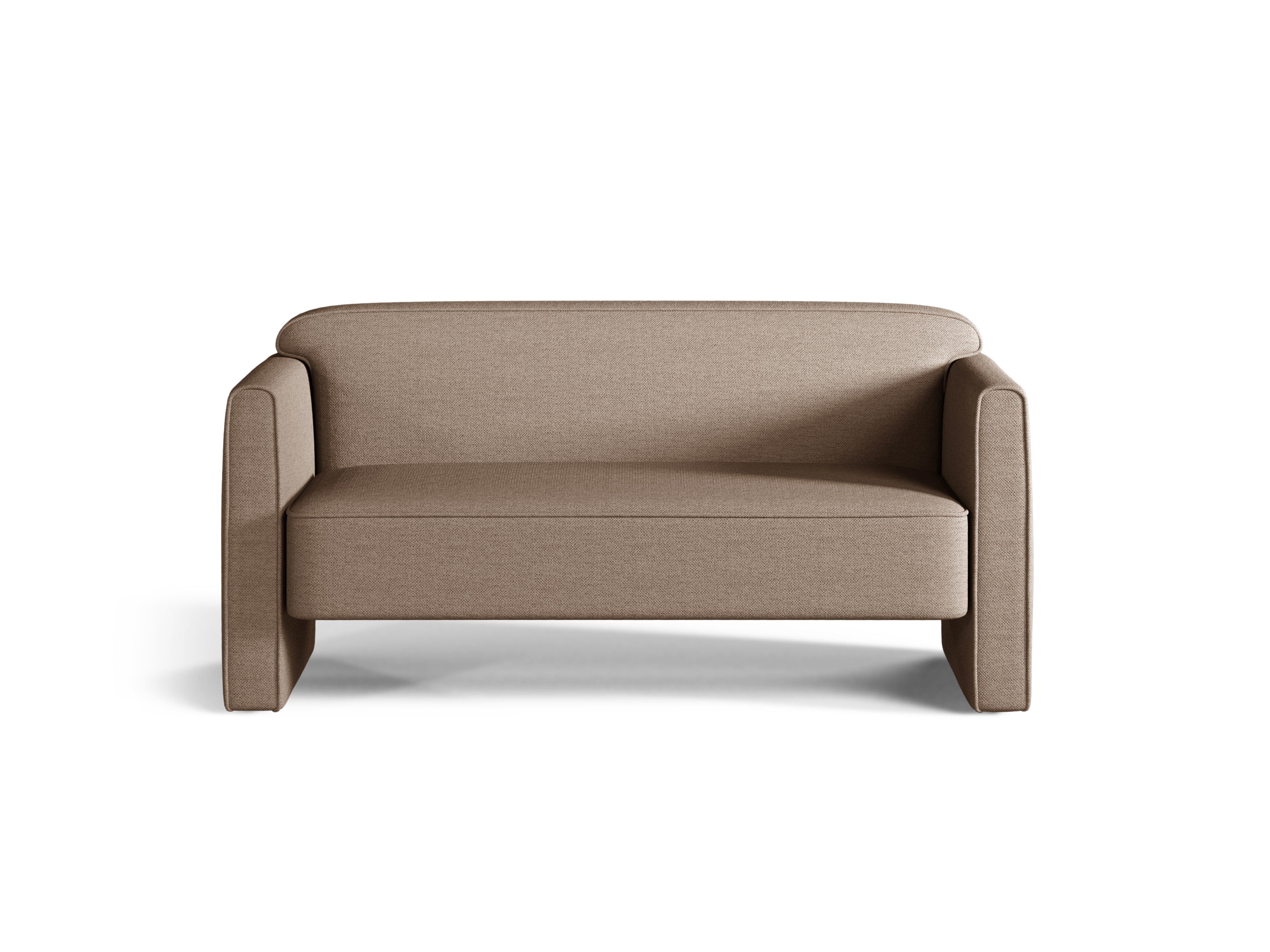 Sofa 2-zits ABBY donkerbeige