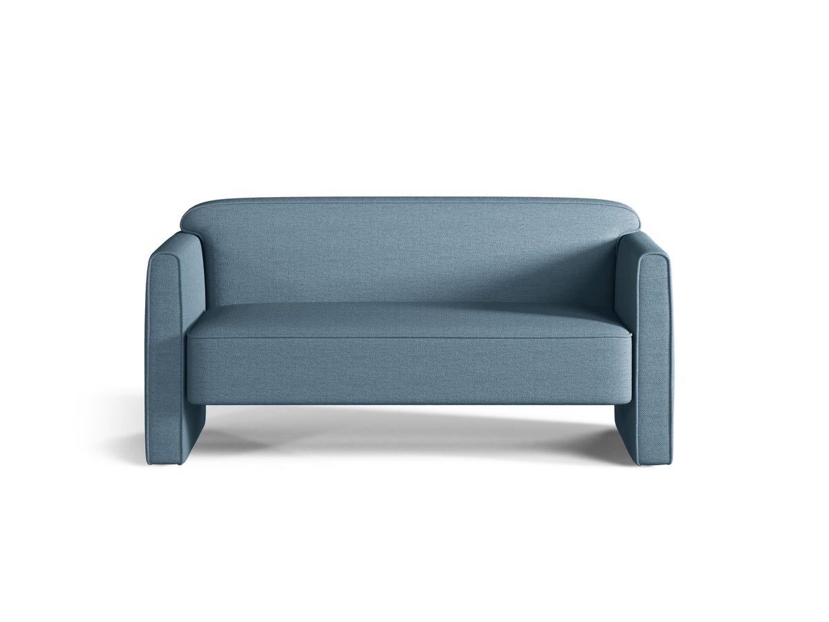 Sofa 2-zits ABBY in spijkerblauw