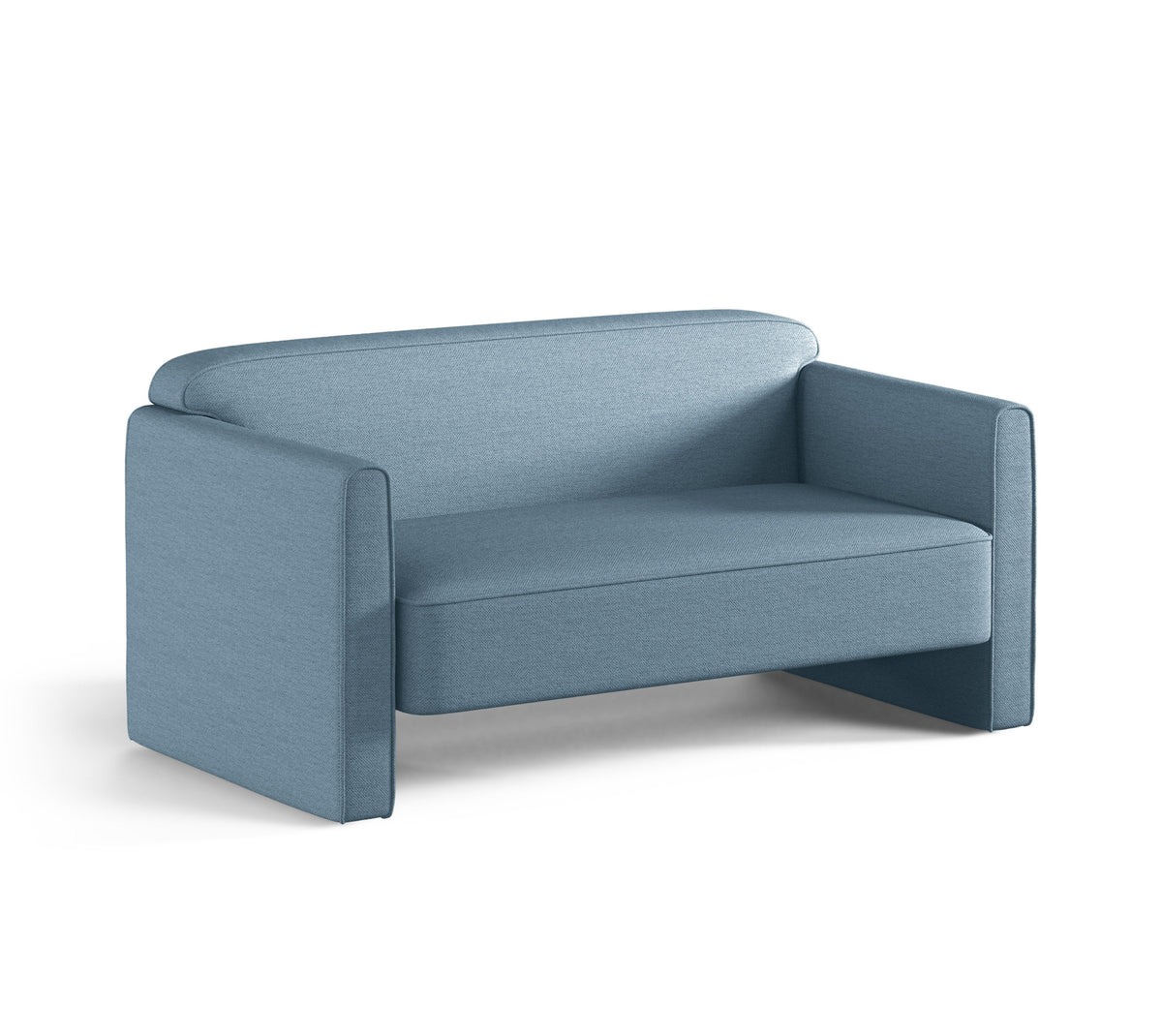 Sofa 2-zits ABBY in spijkerblauw