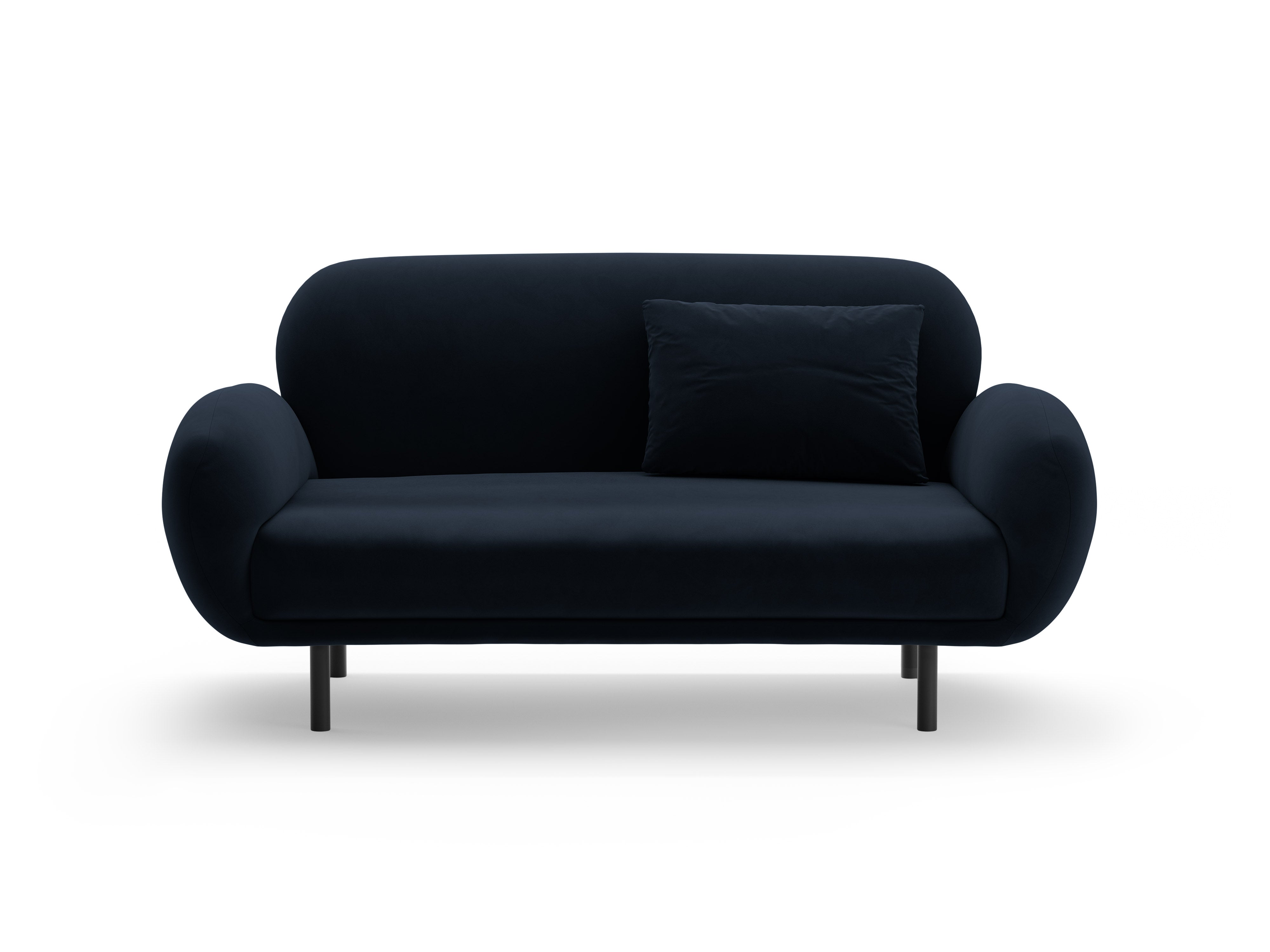 Velvet 2-Seater Sofa POPPY Royal Blue