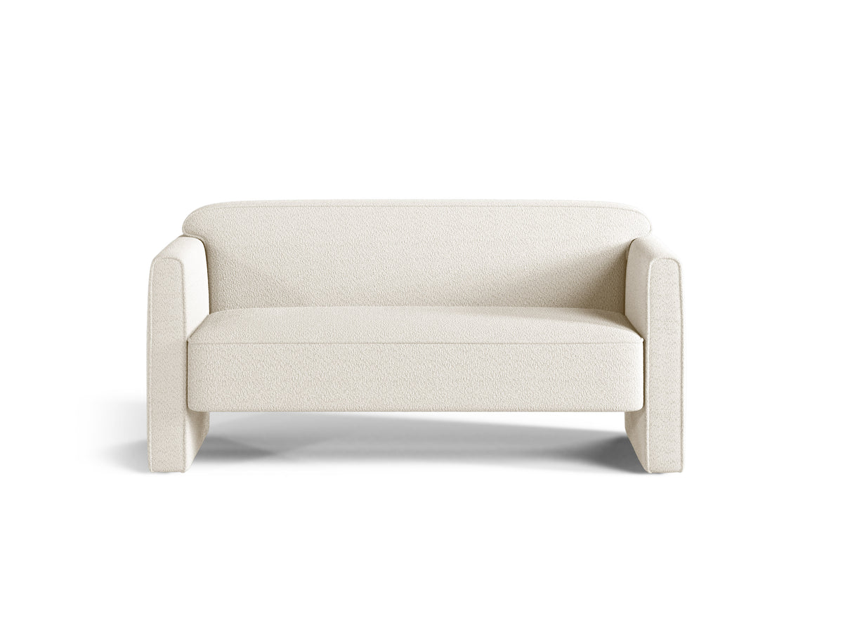 Sofa 2-zits ABBY ivoork boucle