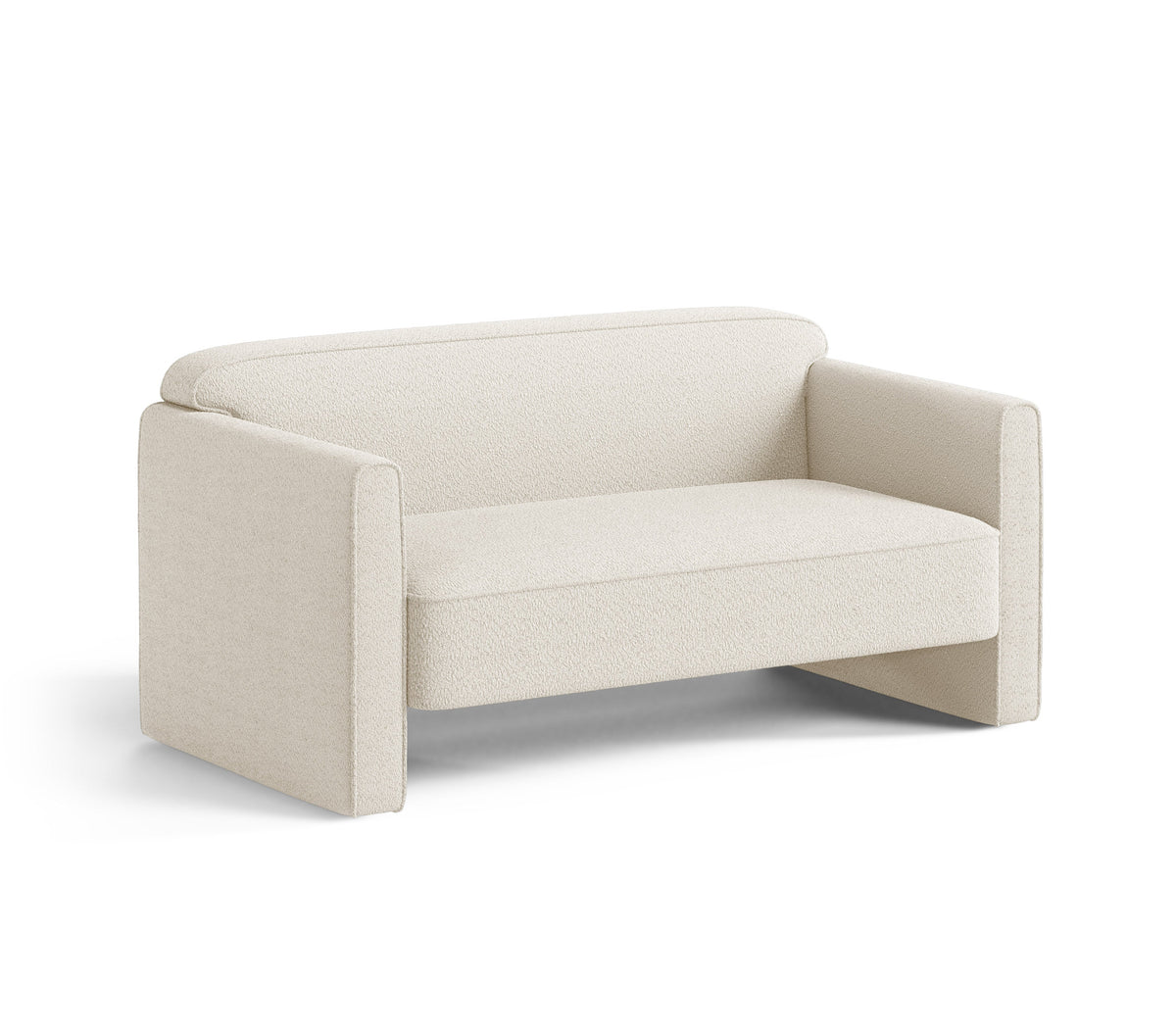 Sofa 2-zits ABBY ivoork boucle