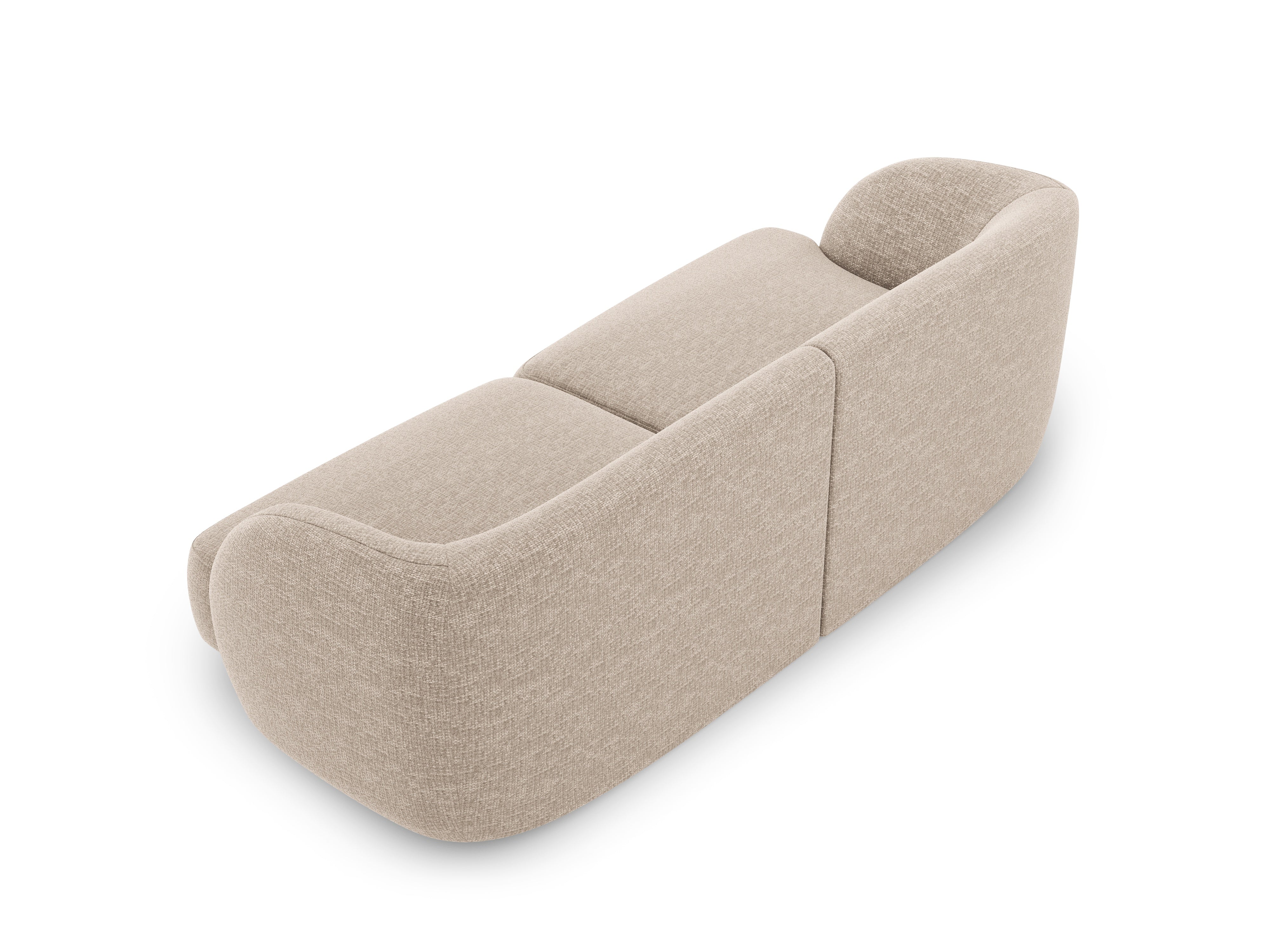 Sofa 2-sitzig MILEY beige Chenille