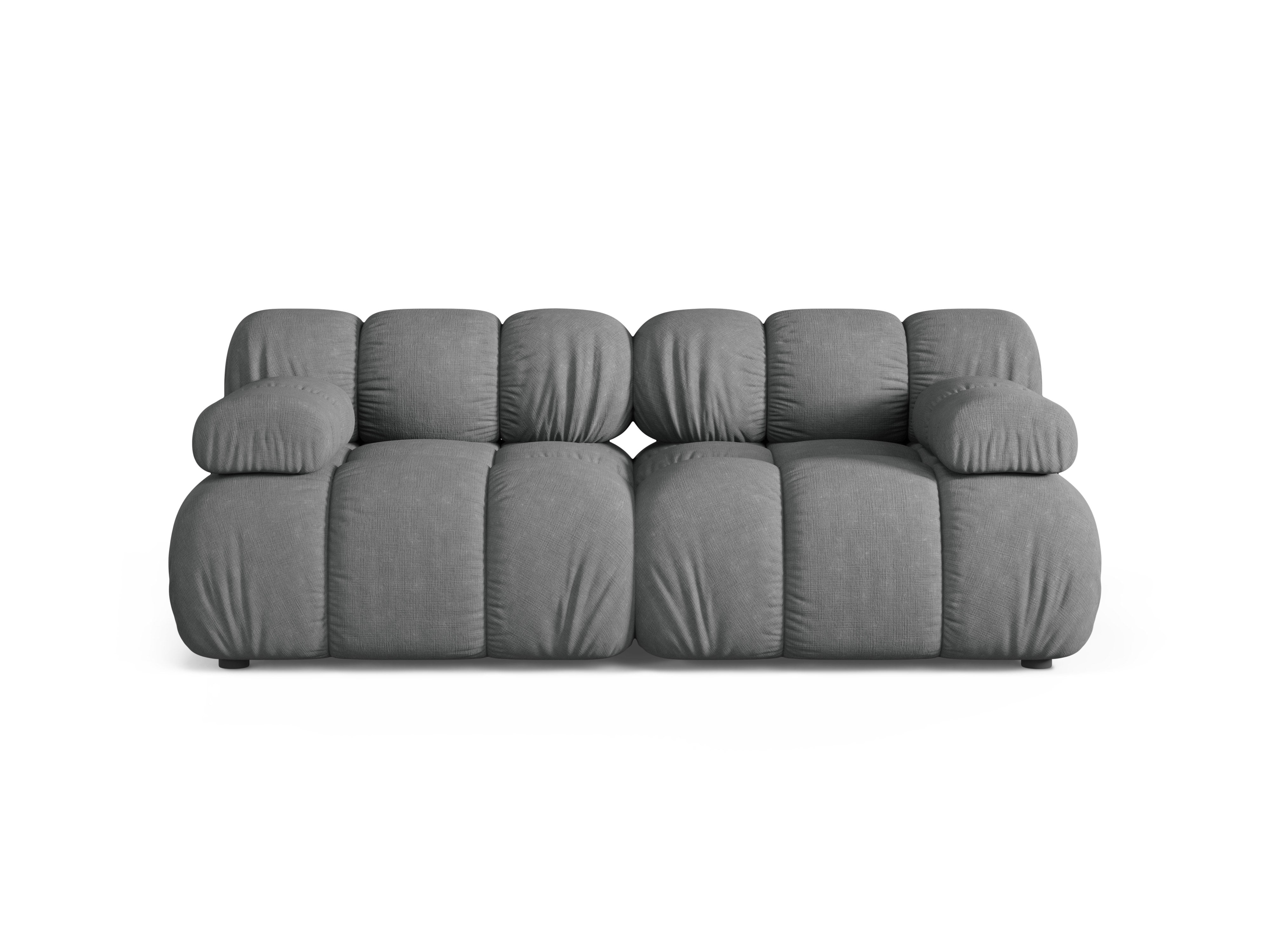 Modulaire 2-zitsbank BELLIS grijs