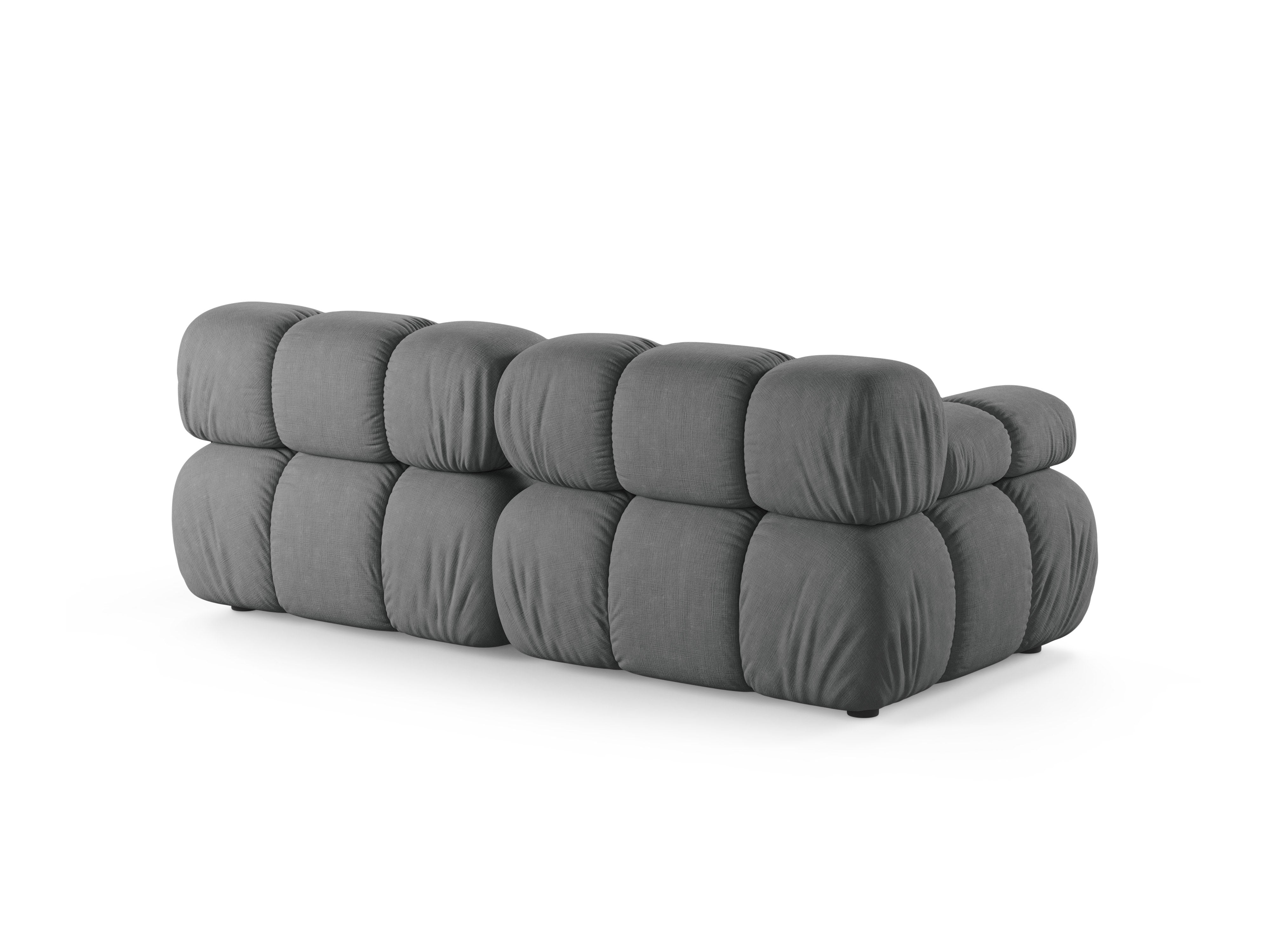 Modulaire 2-zitsbank BELLIS grijs