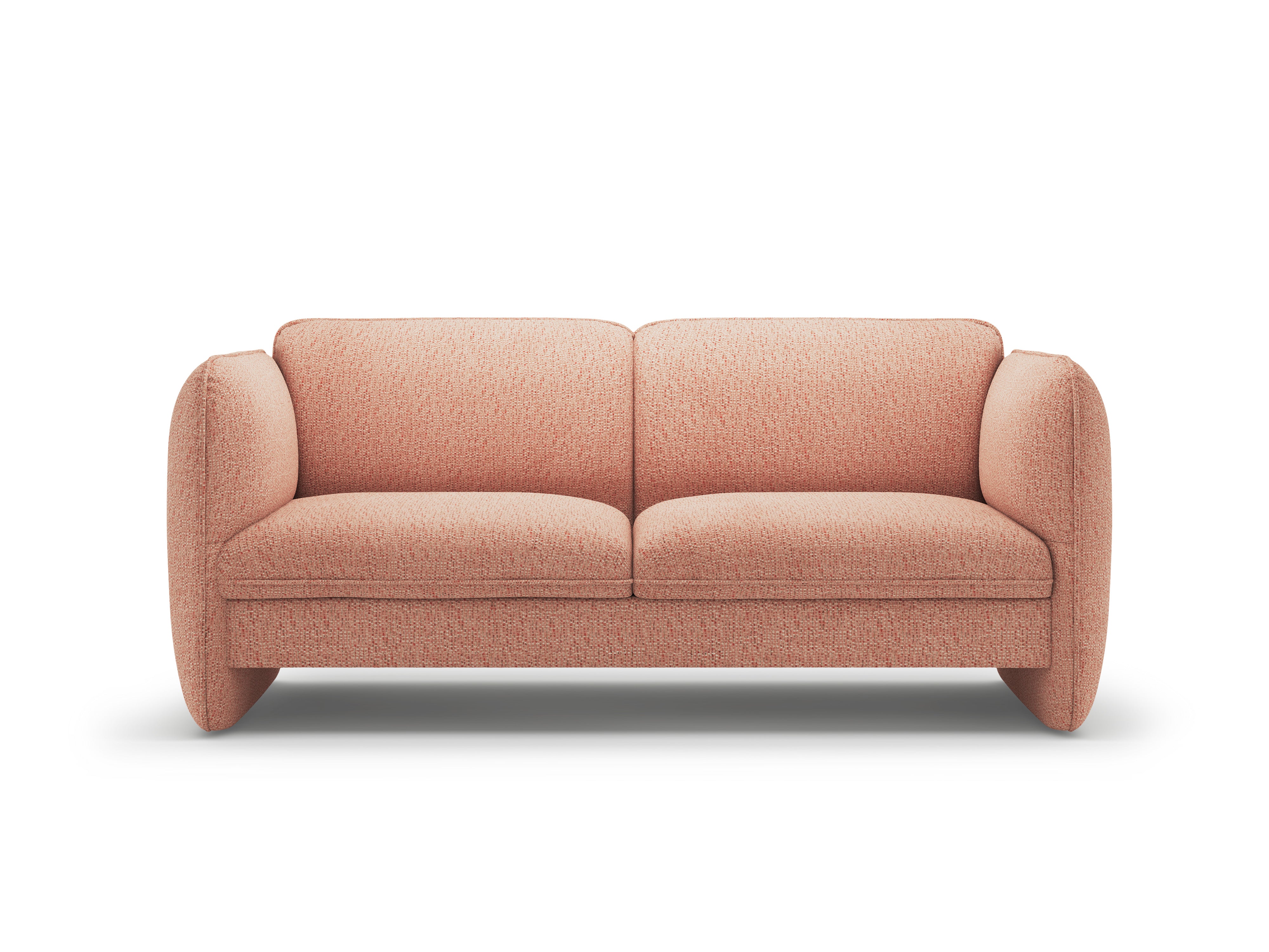 Sofa 2-zits GEORGIA in roze chenille