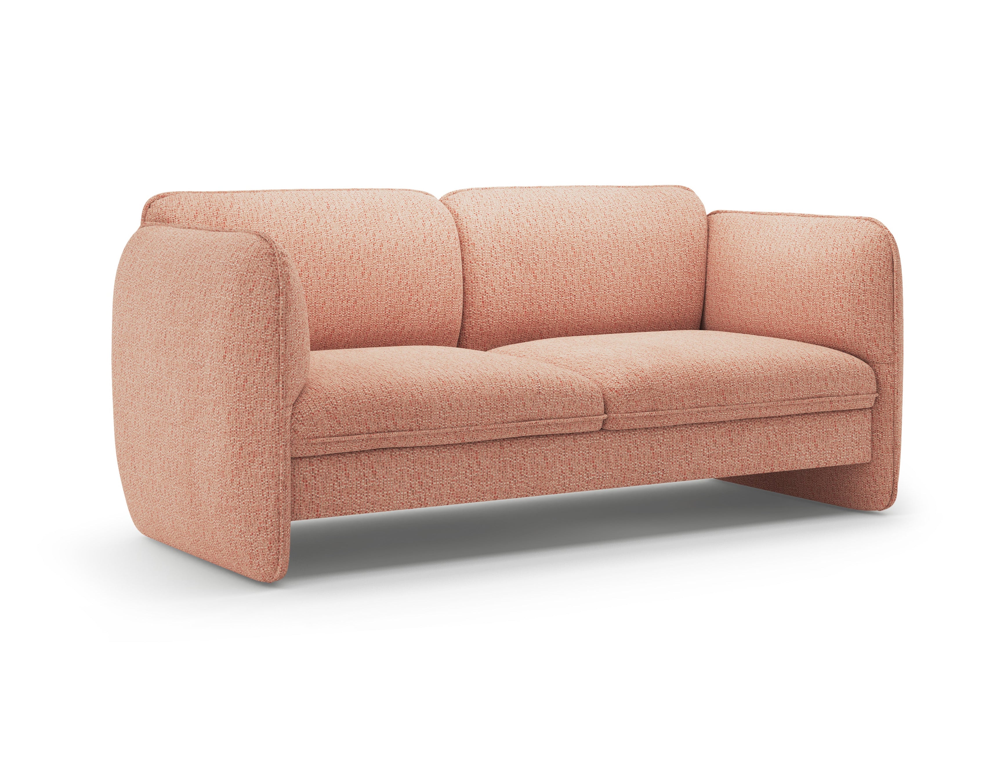 Sofa 2-zits GEORGIA in roze chenille