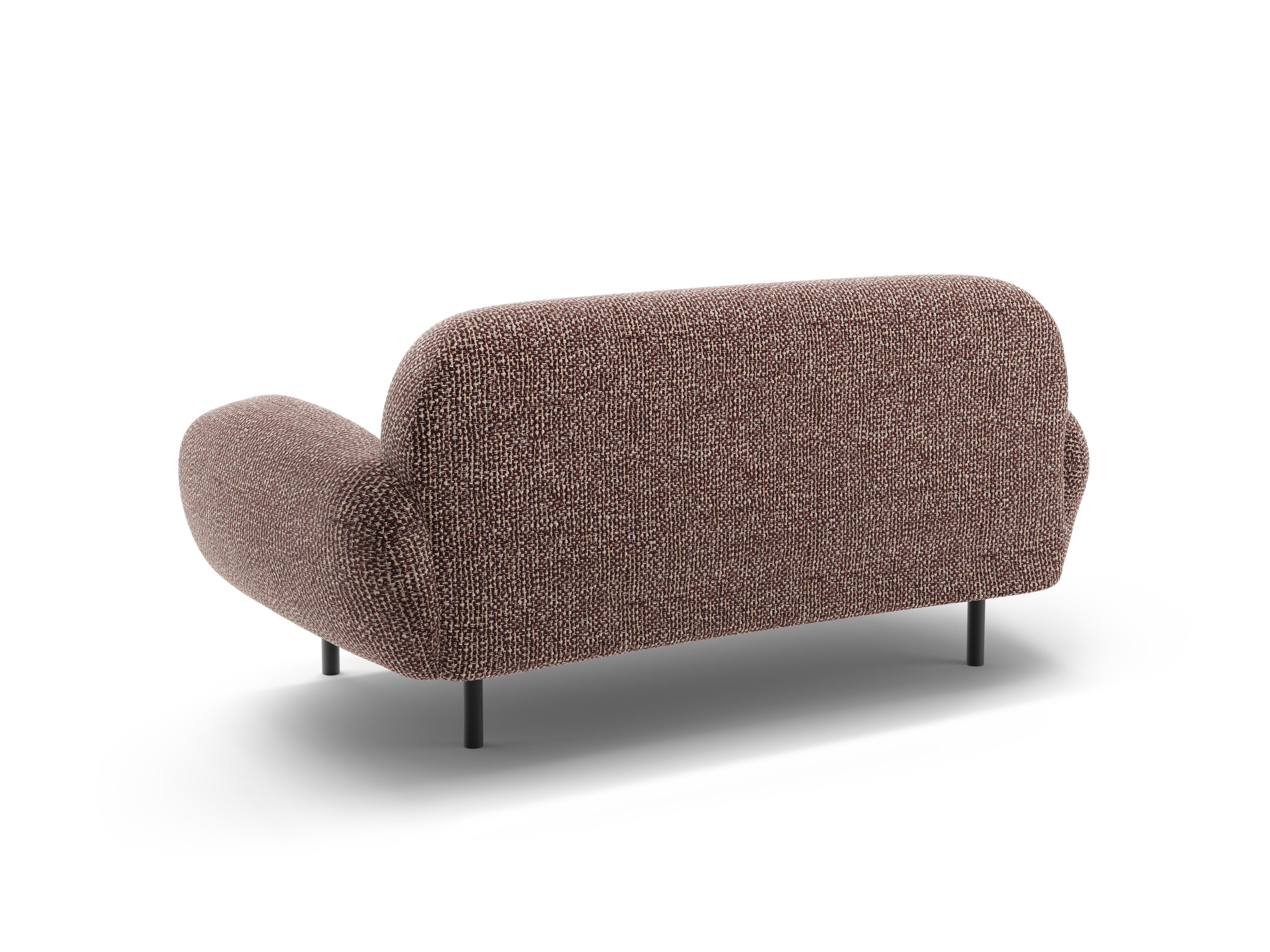 2-seater Sofa POPPY brown chenille