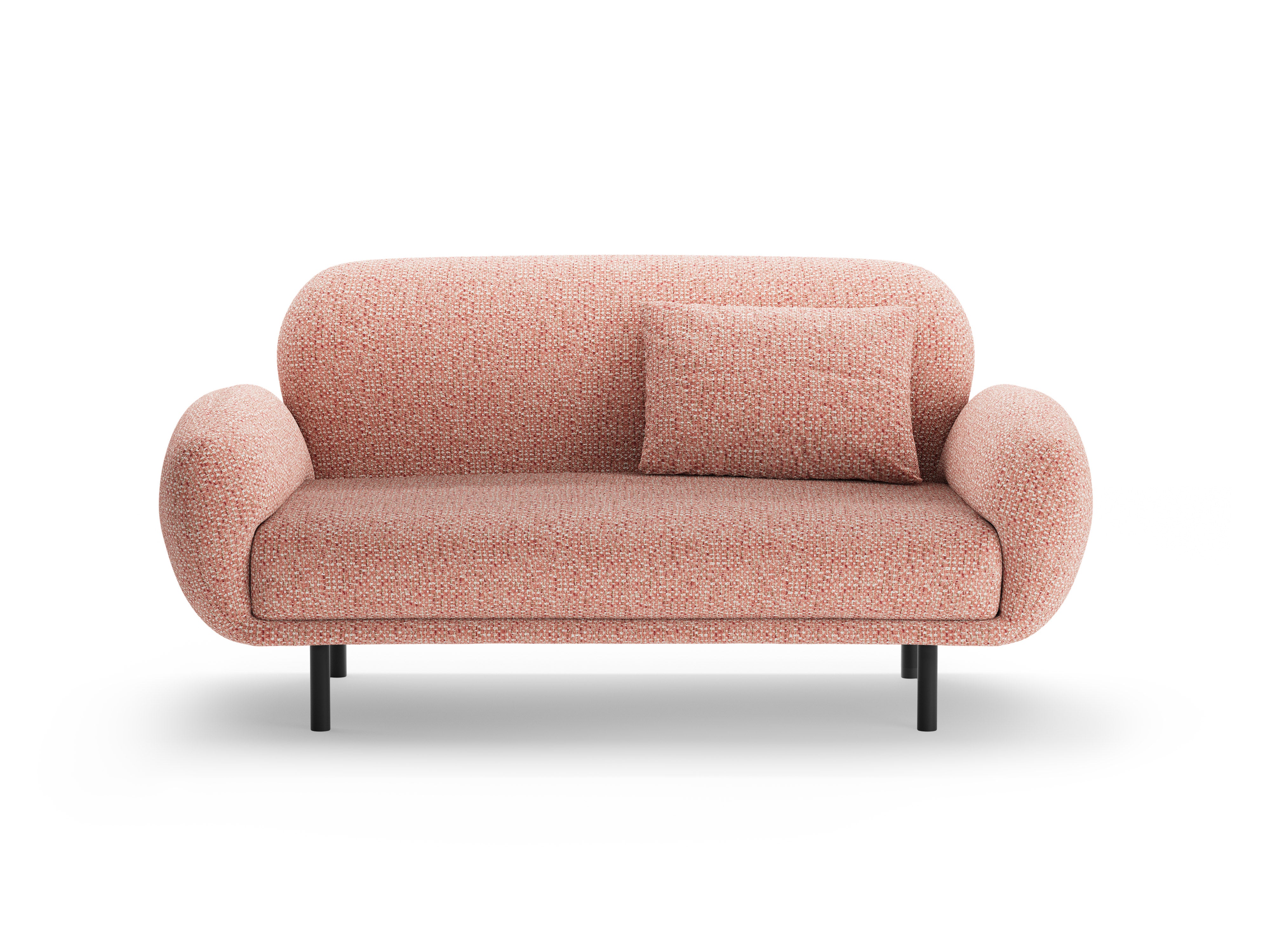 Sofa 2-zits POPPY roze chenille