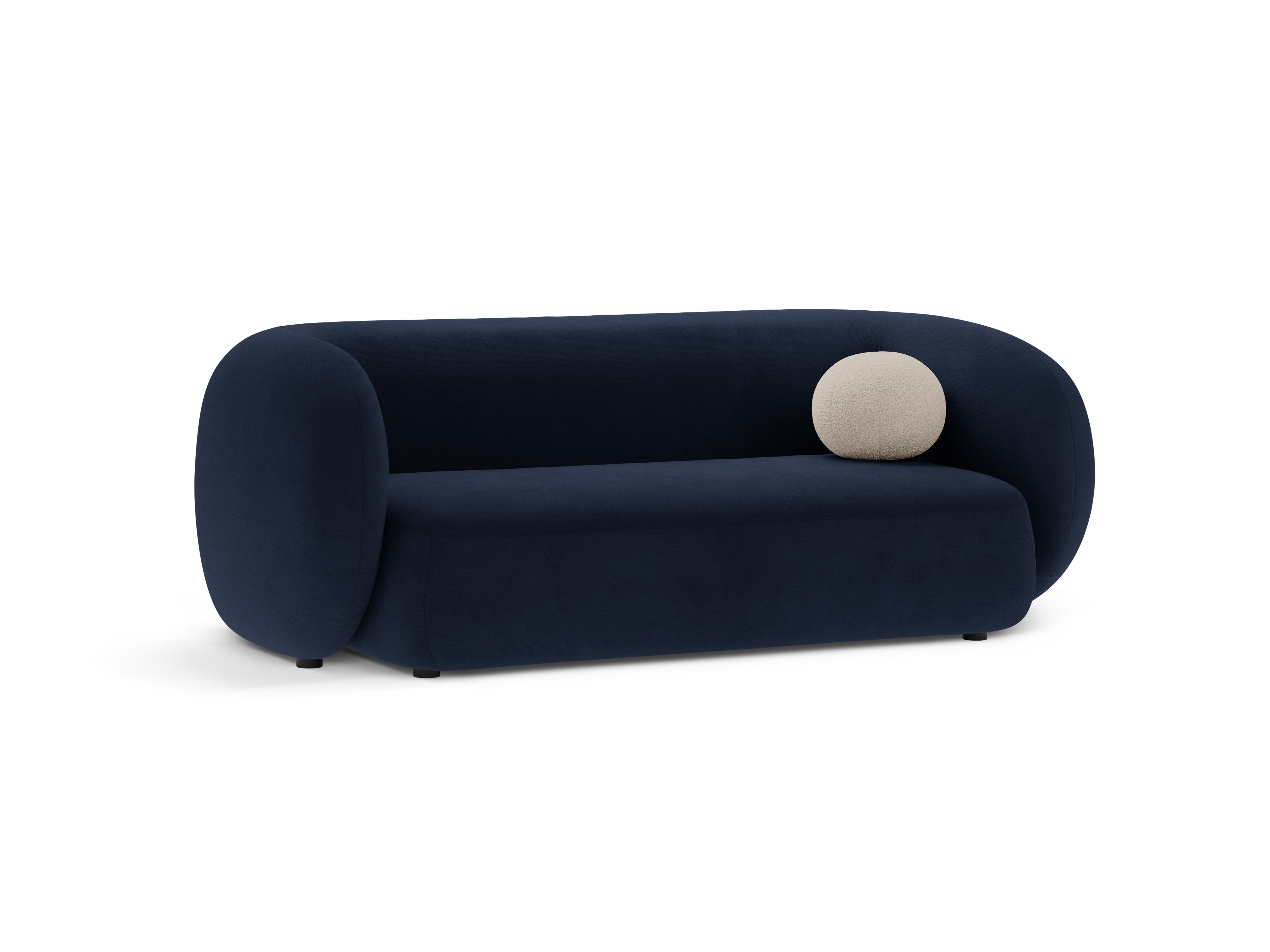 Velvet 2-Seater Sofa KATE Royal Blue