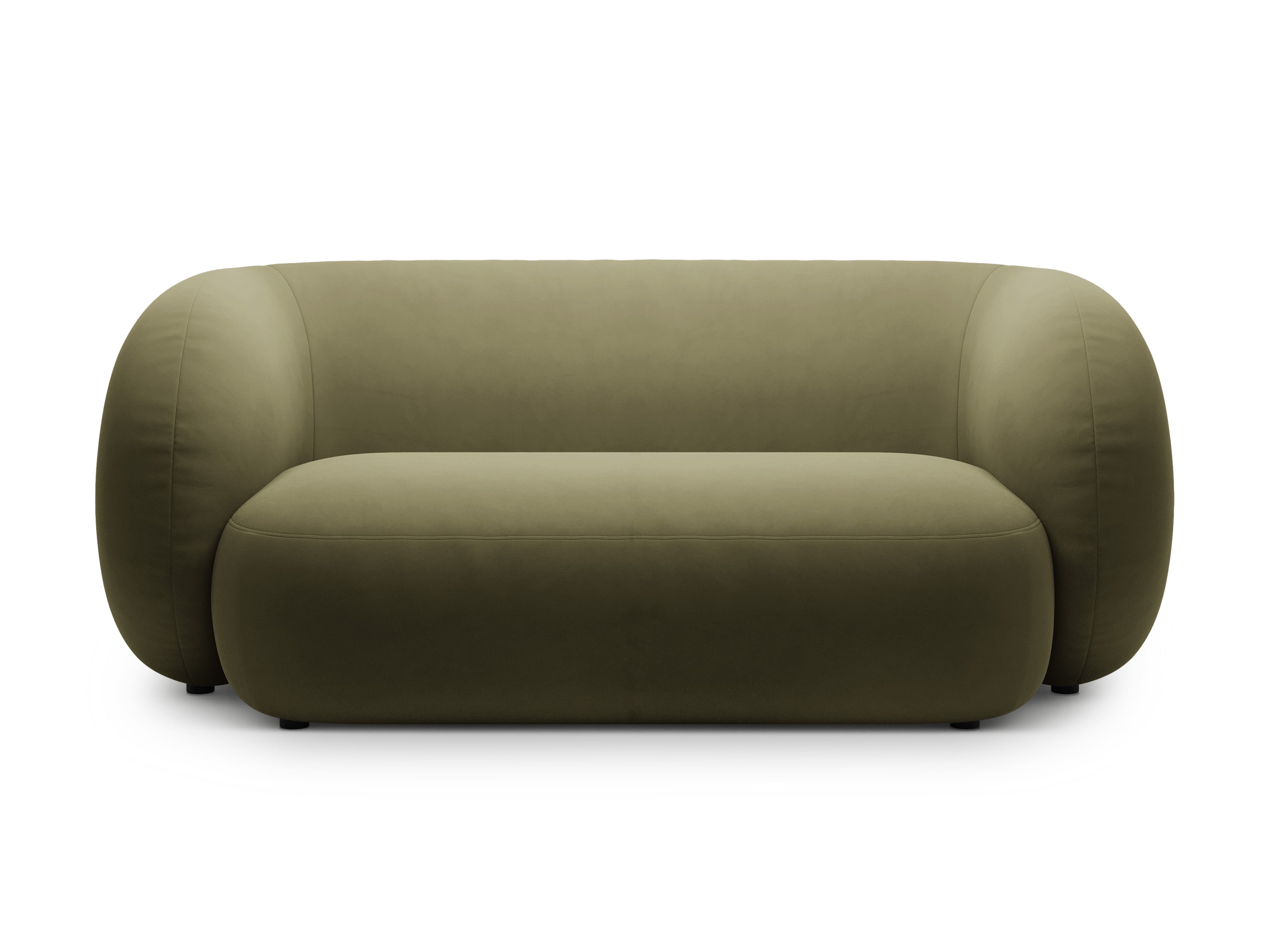 Velvet 2-Seater Sofa KATE Green