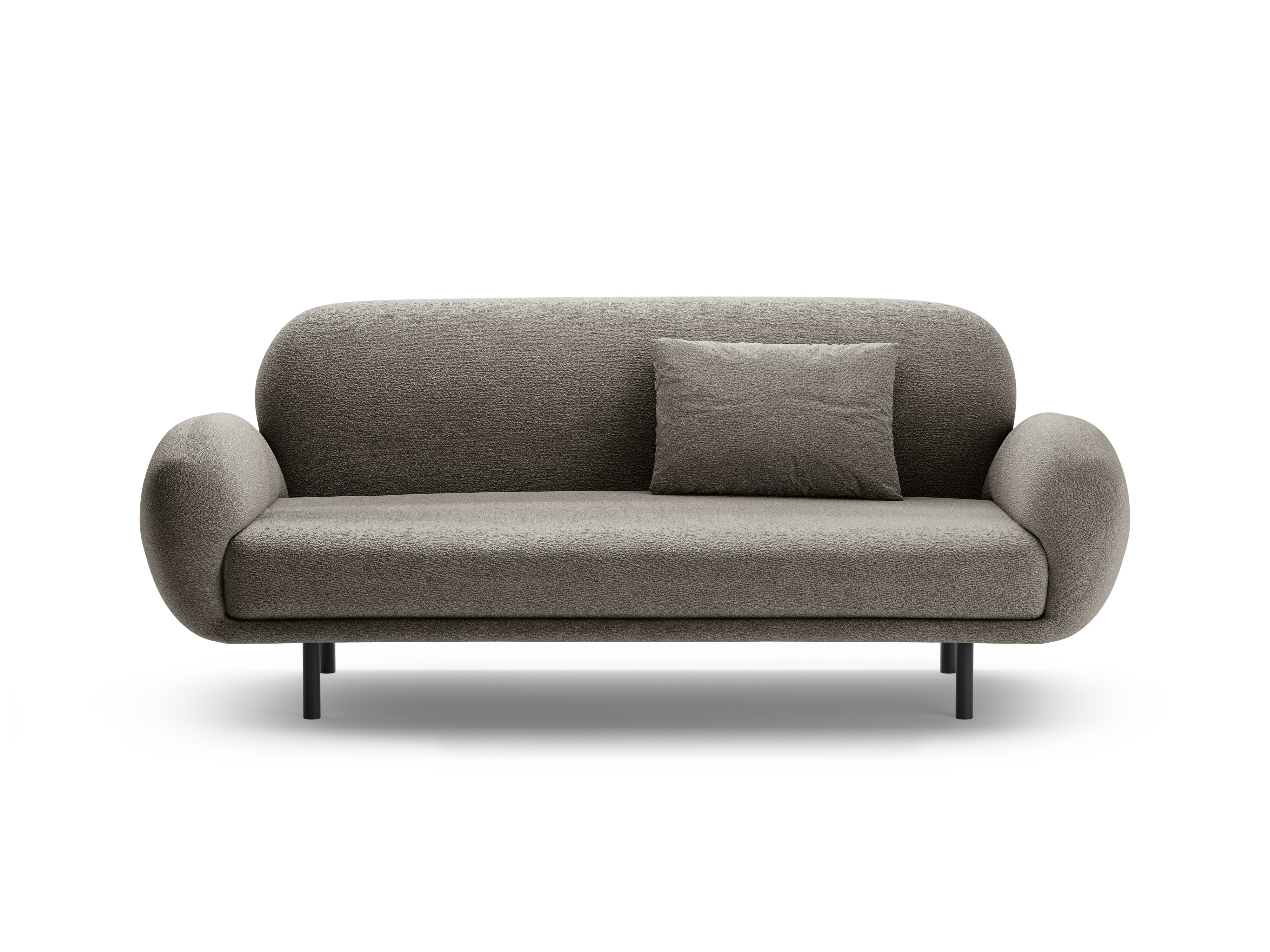 2.5-seater Sofa POPPY gray boucle