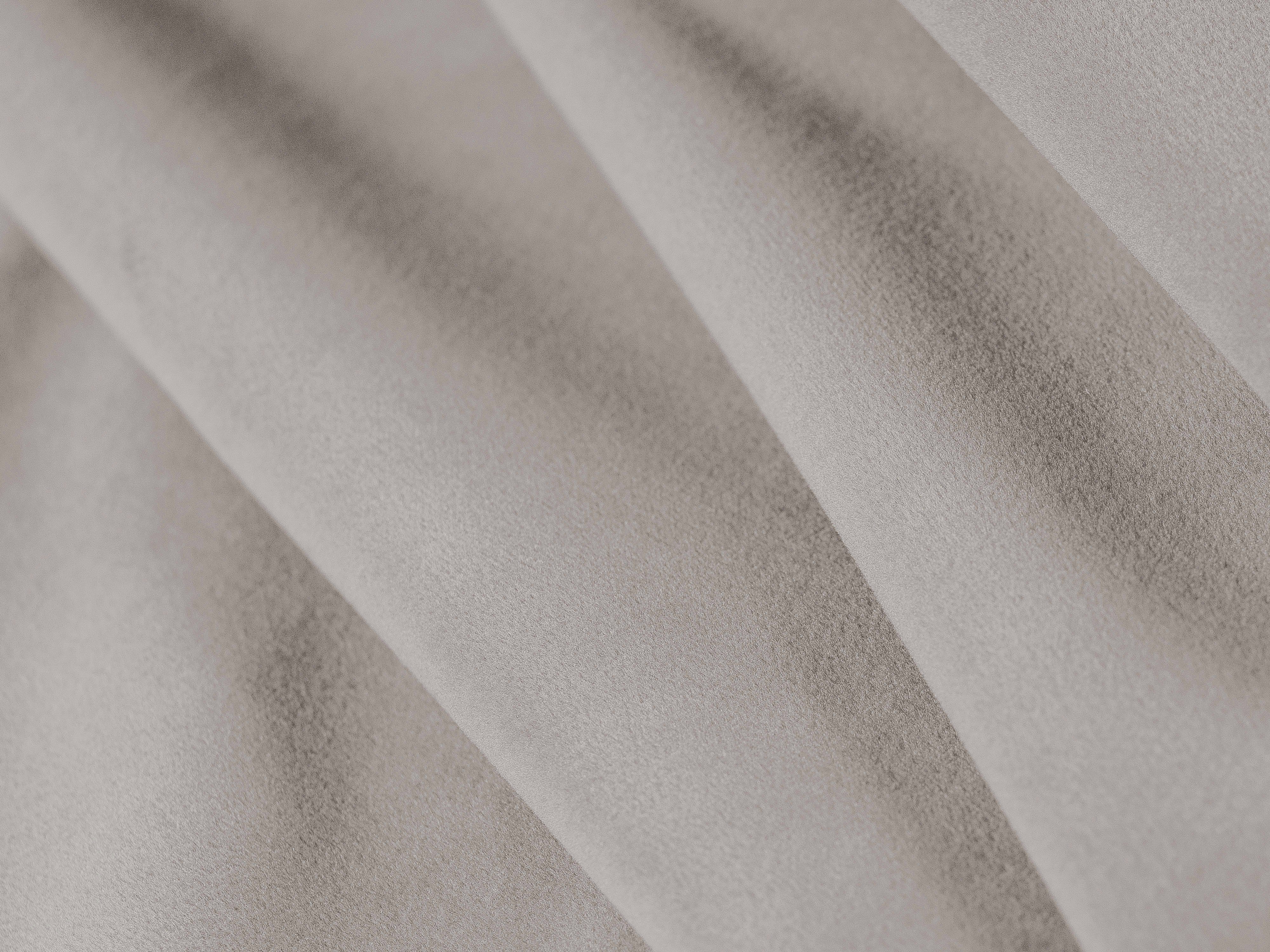 Sofa aus Samt 2,5-sitzig POPPY hellbeige