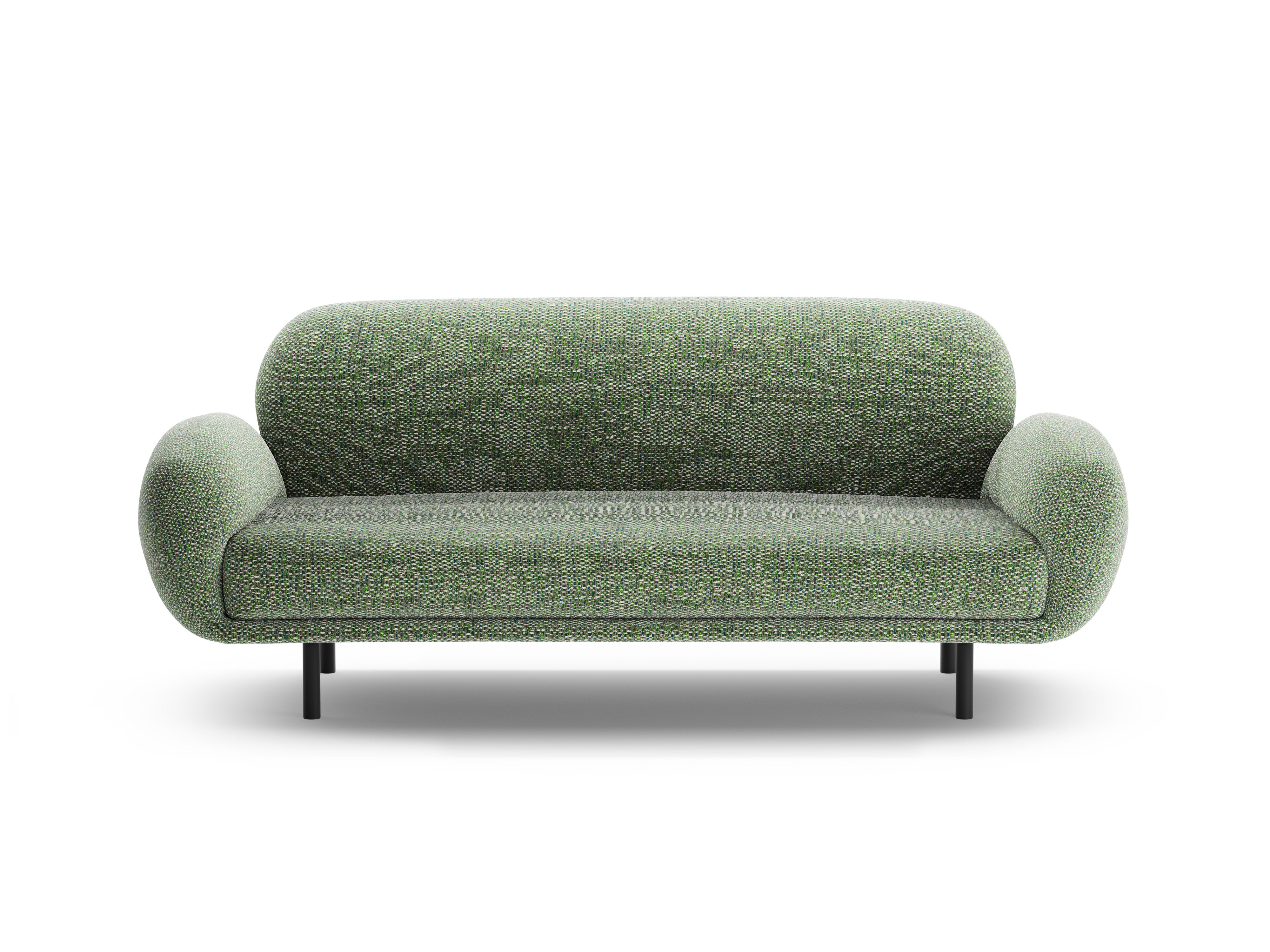 Sofa 2,5-zits POPPY groen chenille