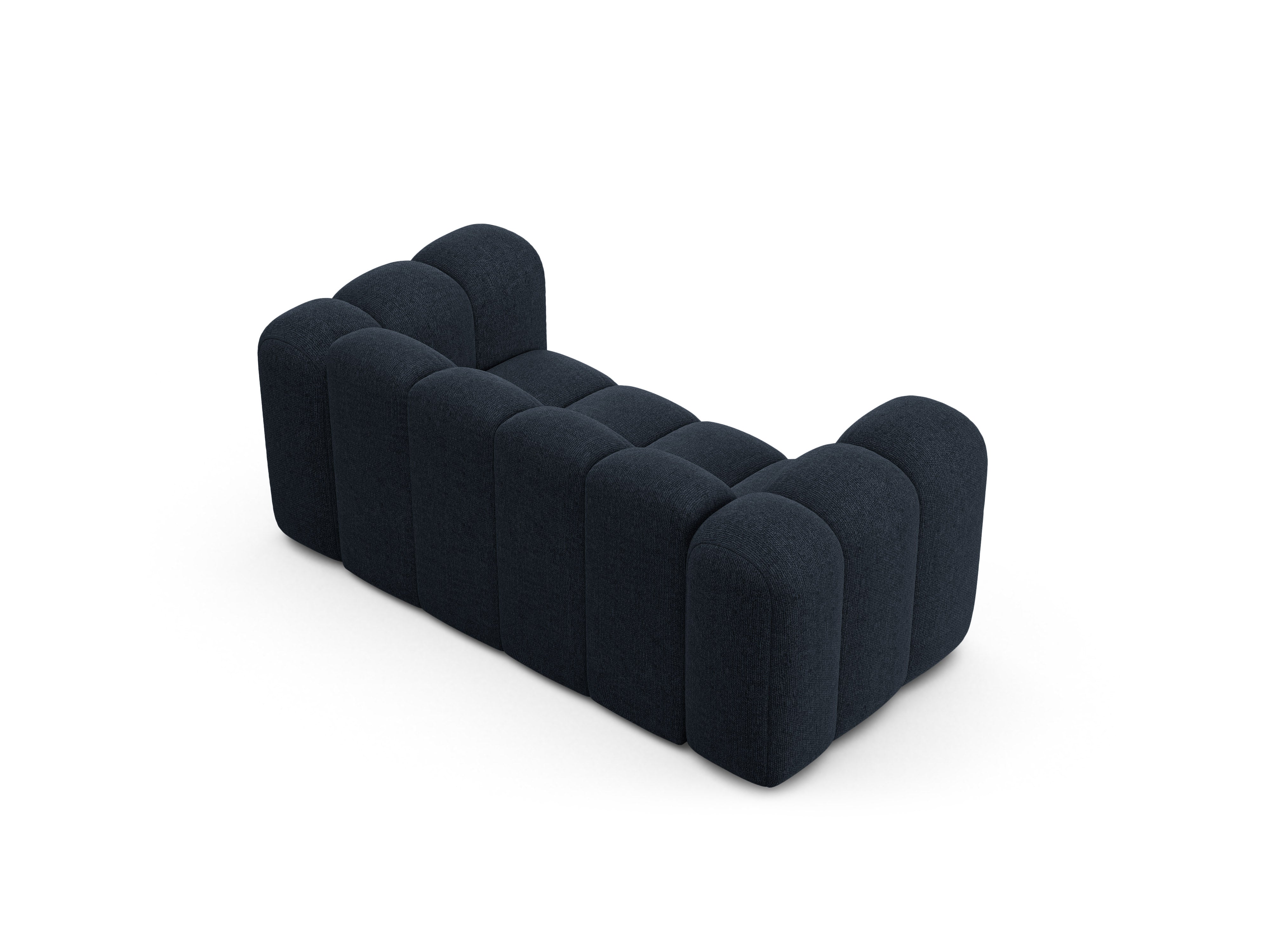 Sofa 2-osobowa LUPINE granatowy szenil – aksamit