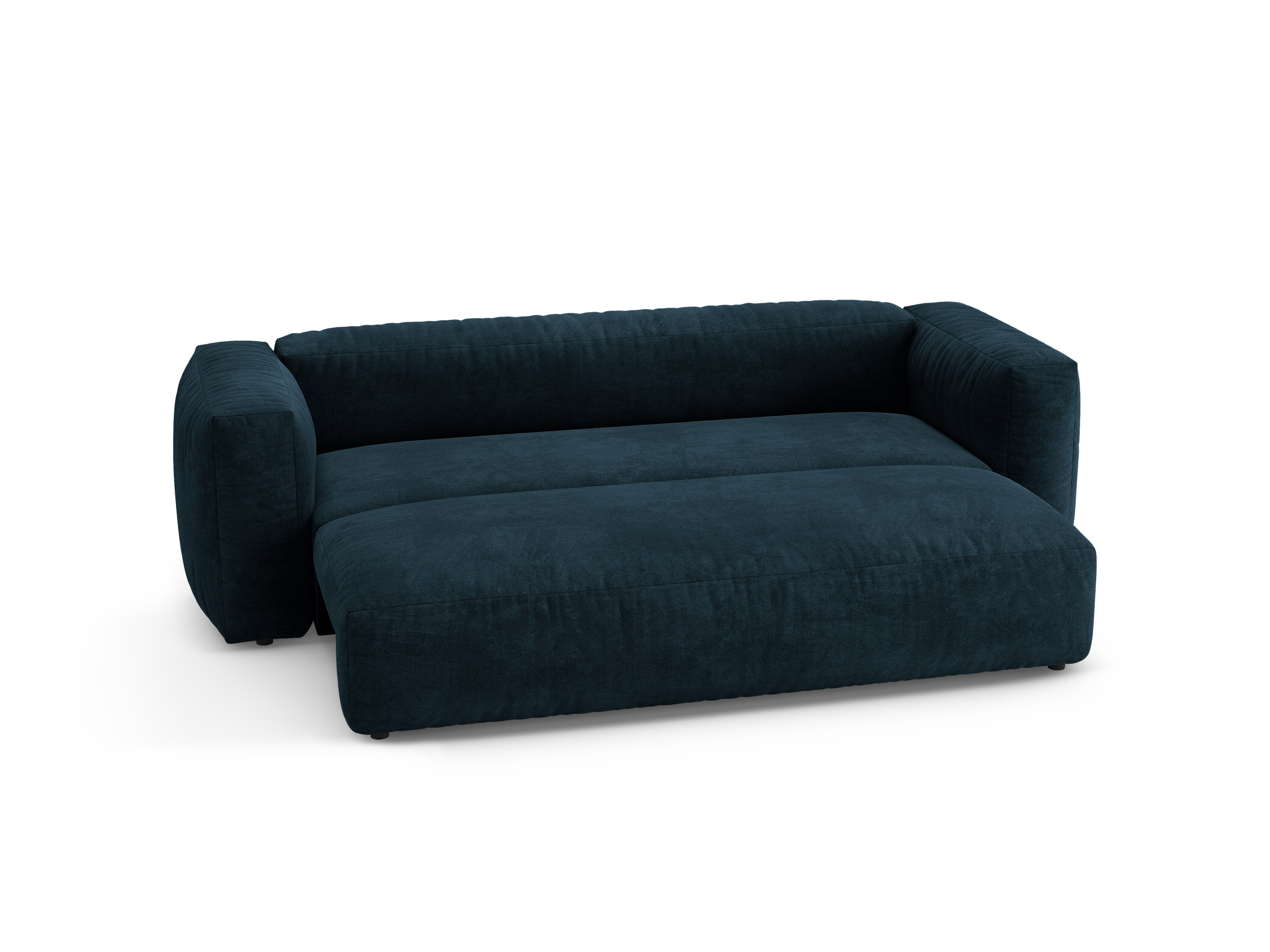 Sofa MARTINA 3-Sitzer mit Schlaffunktion in tiefem Petrol