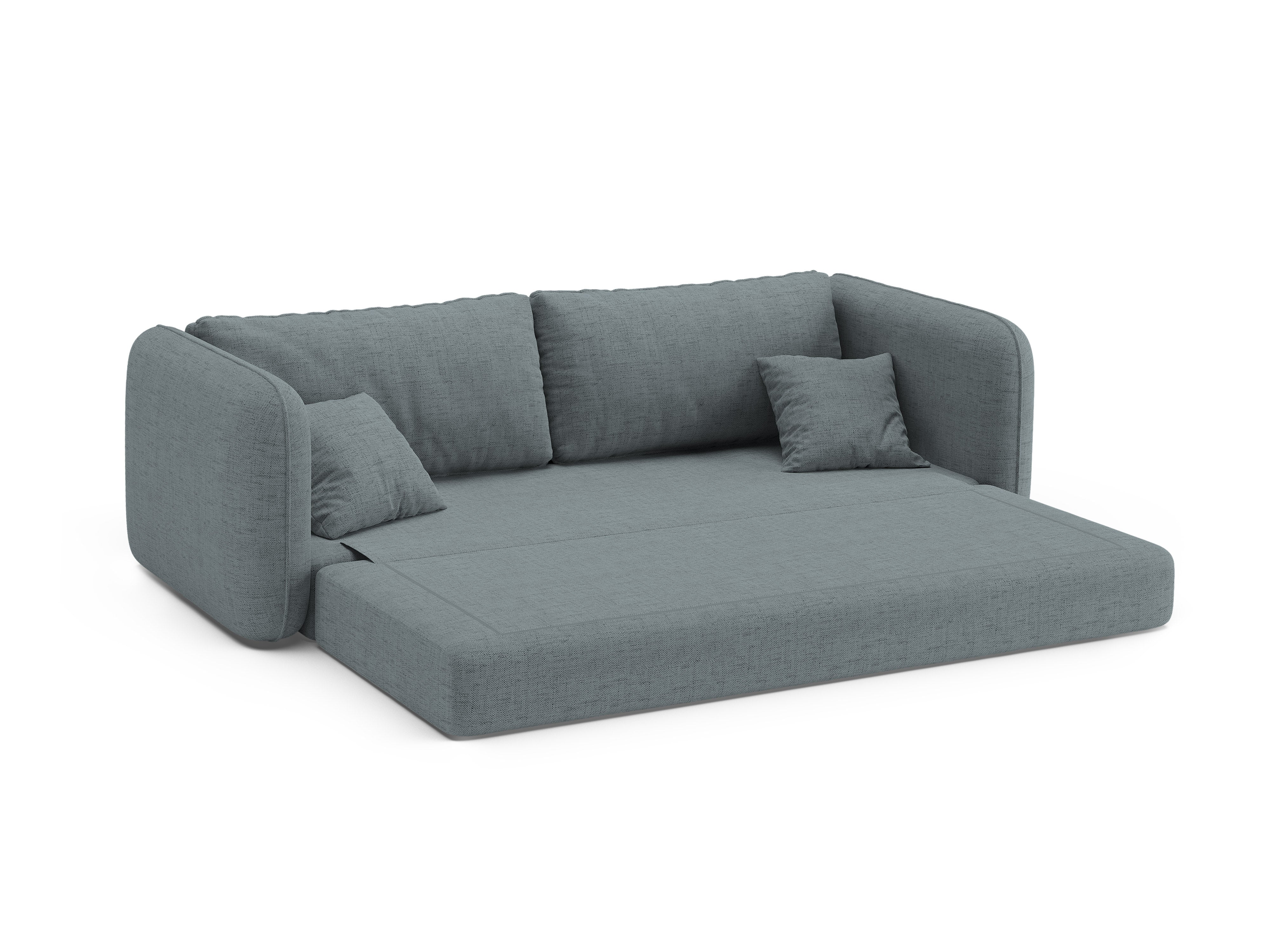 Dormi 3-Seater Sofa with Sleeping Function in Light Blue