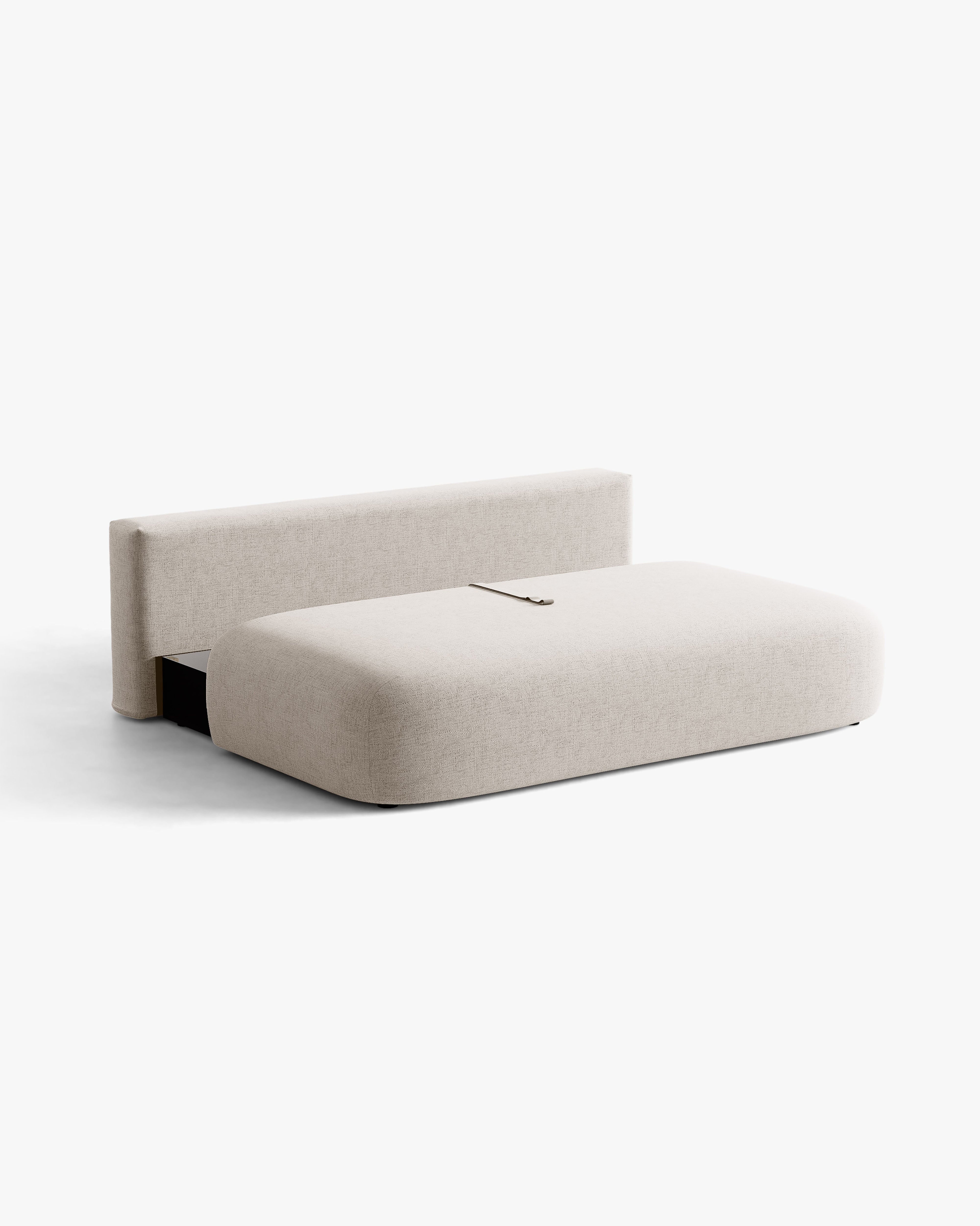 Sofa voor 3 personen met slaapfunctie HENA beige