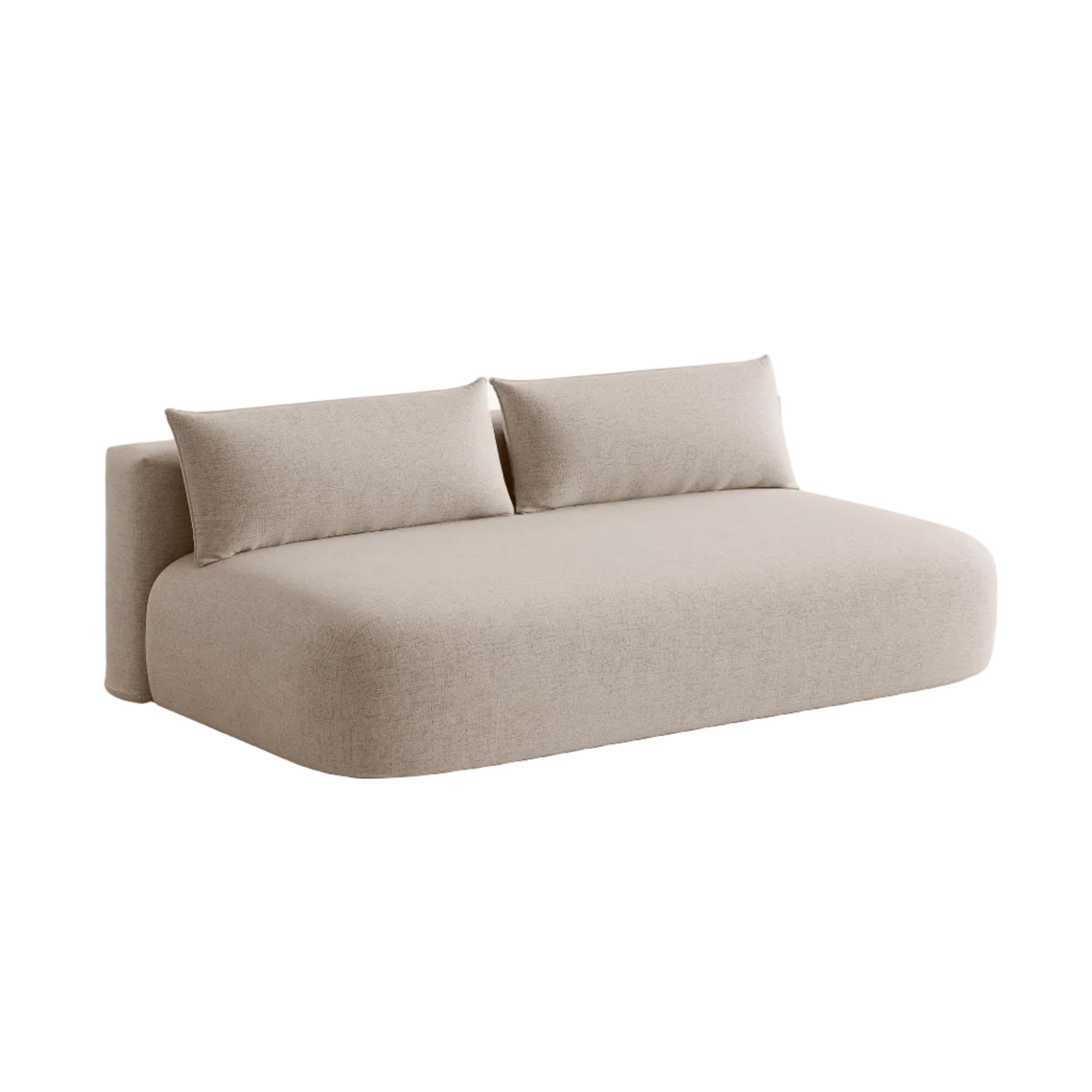 Sofa voor 3 personen met slaapfunctie HENA cappuccino
