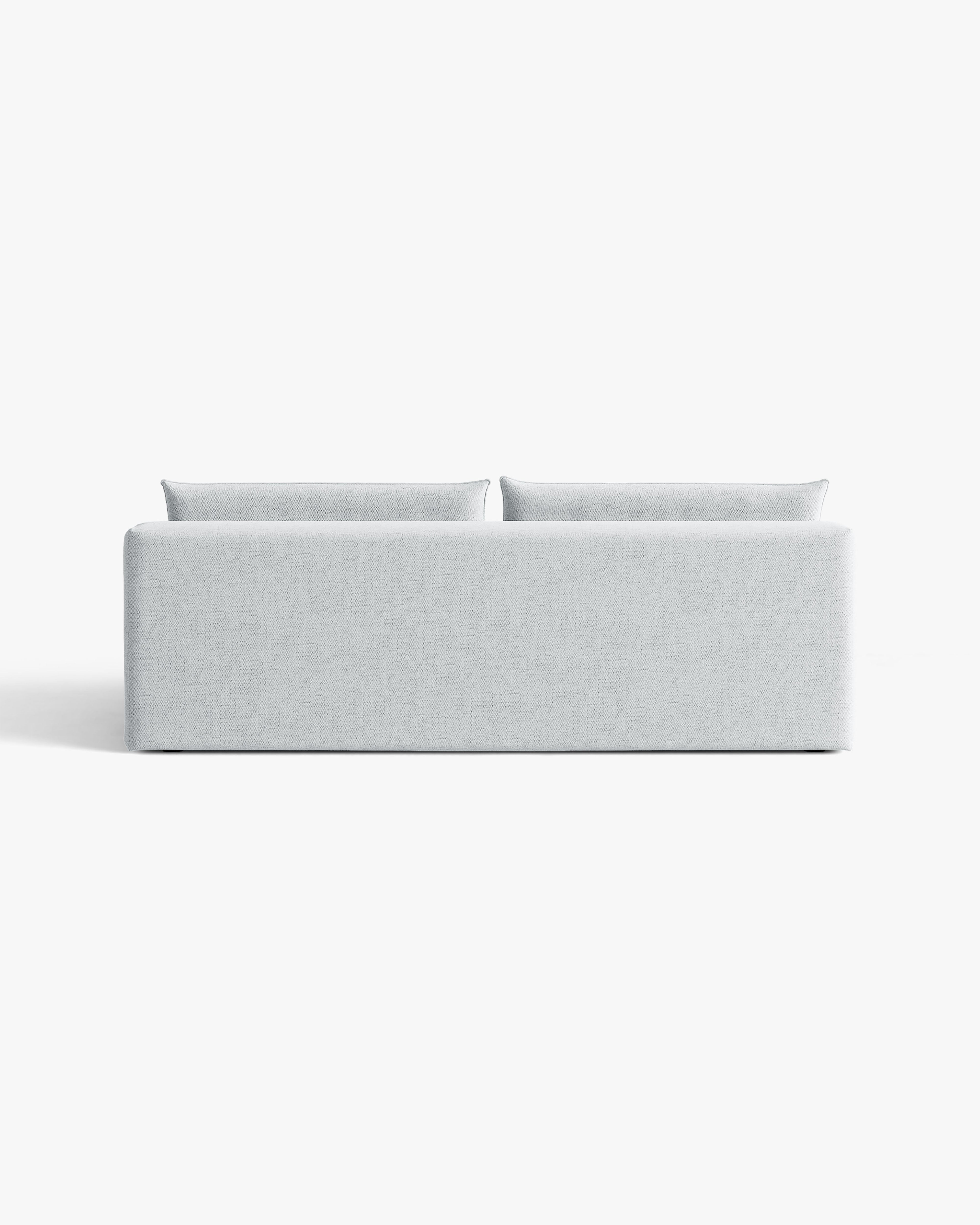 Sofa voor 3 personen met slaapfunctie HENA lichtgrijs
