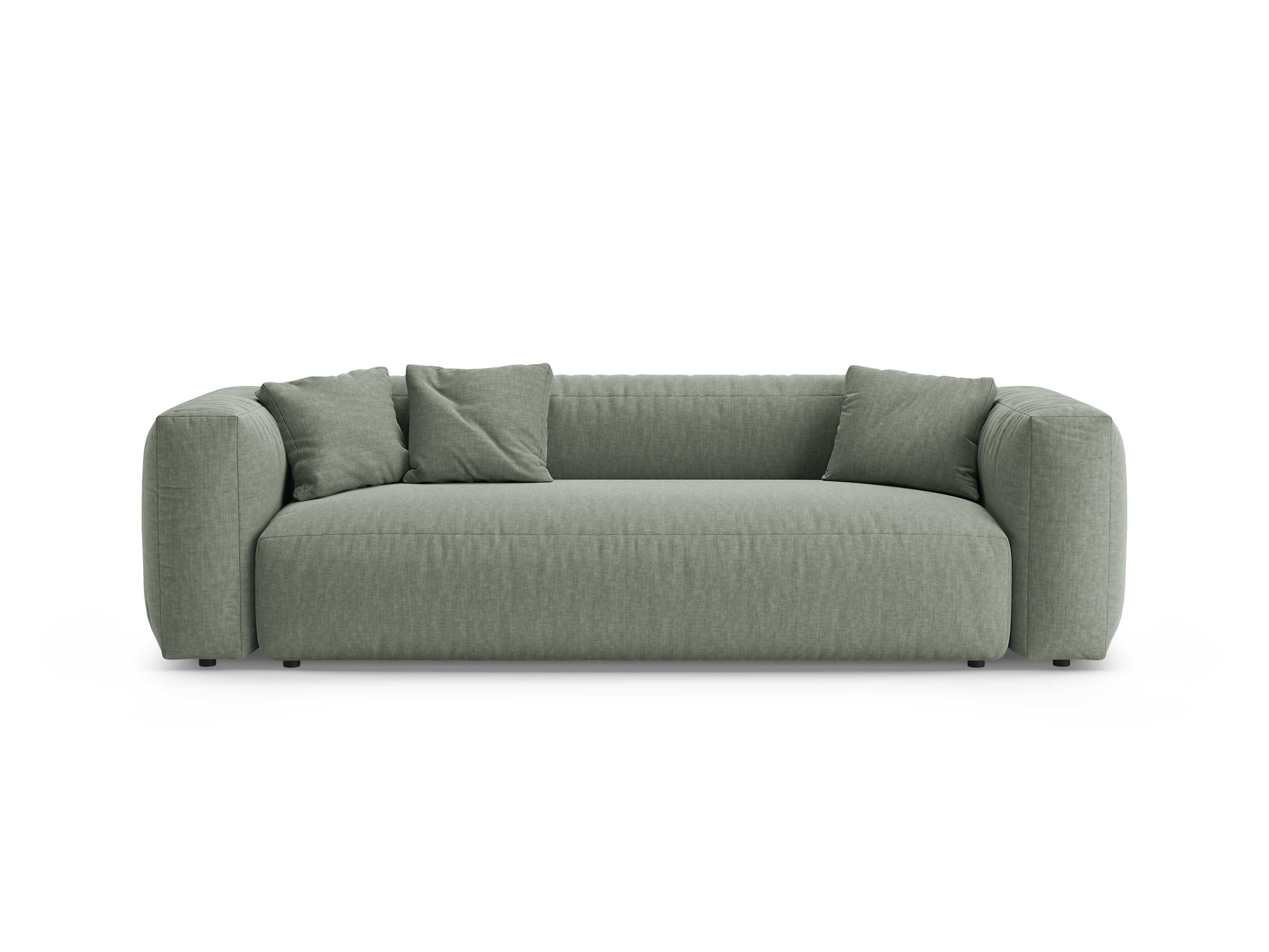 Sofa 3-zits met slaapfunctie MARTINA mosgroen