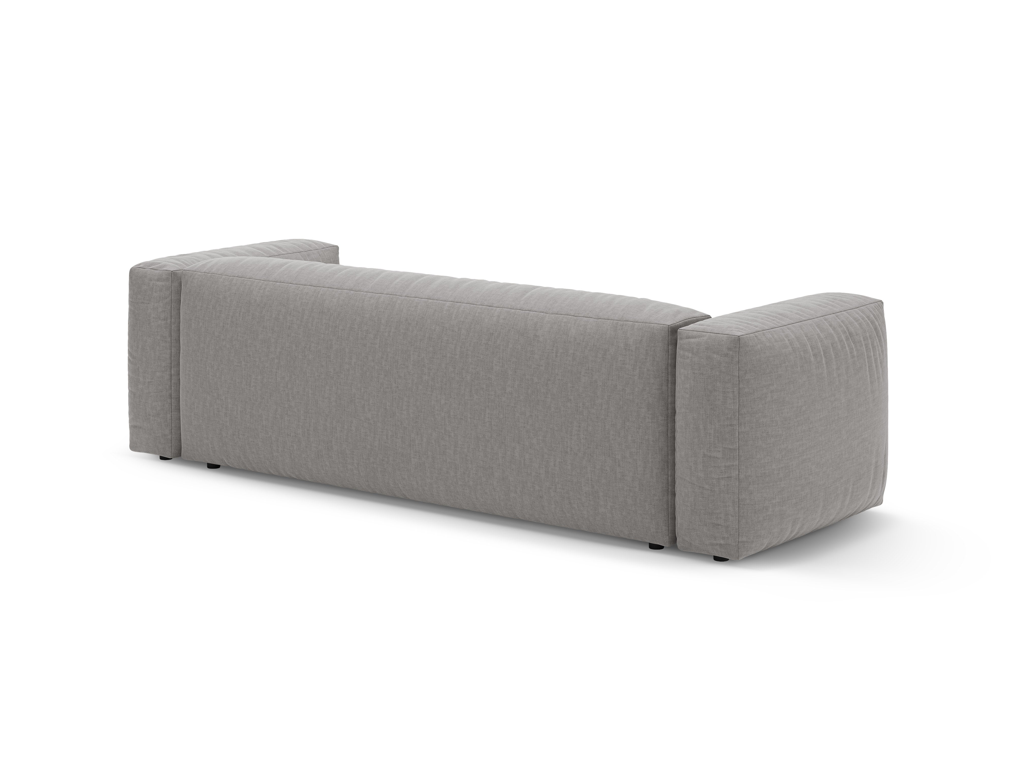 Sofa 3-zits met slaapfunctie MARTINA lichtgrijs