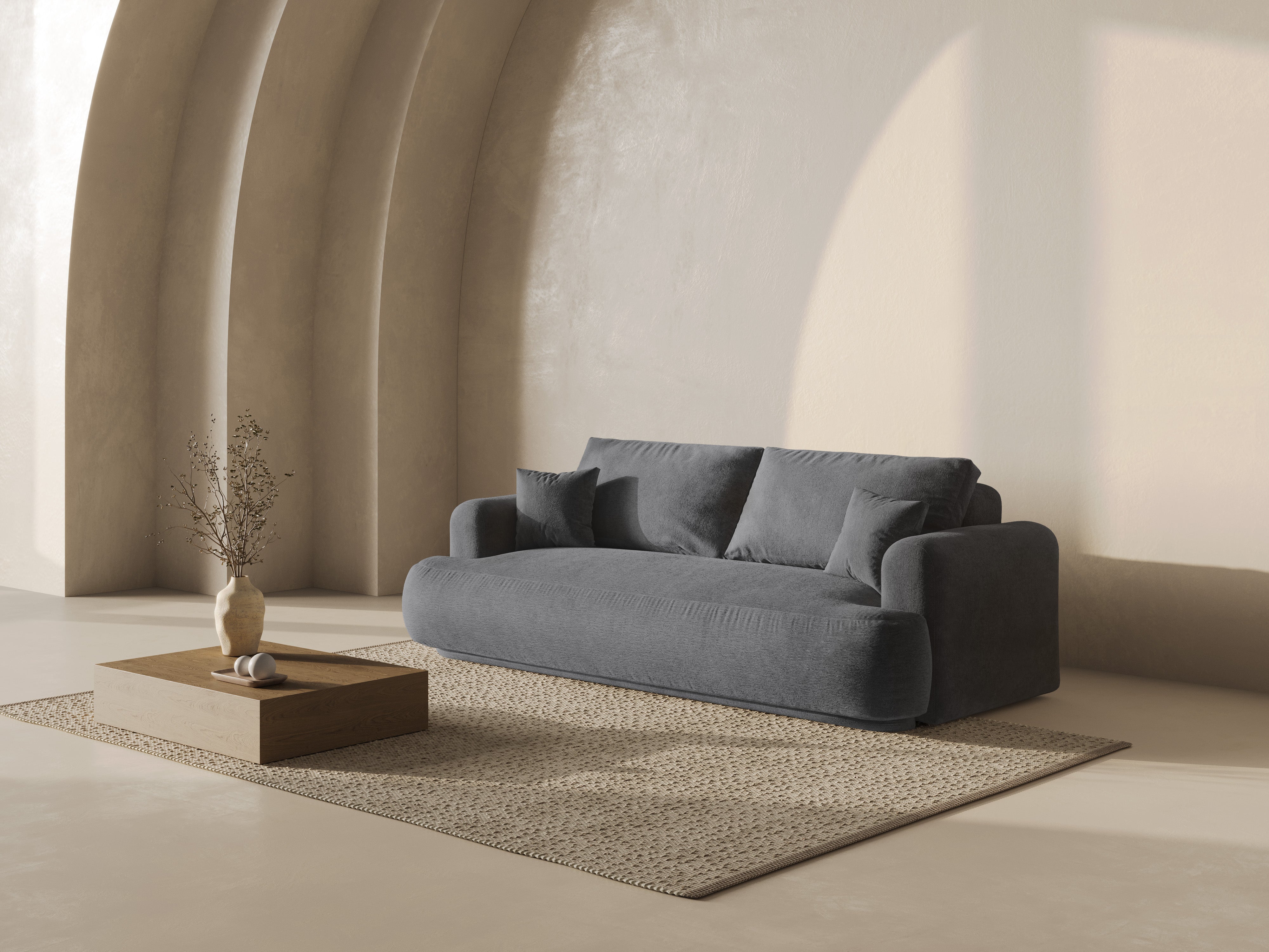 Sofa with sleeping function Ella Gray