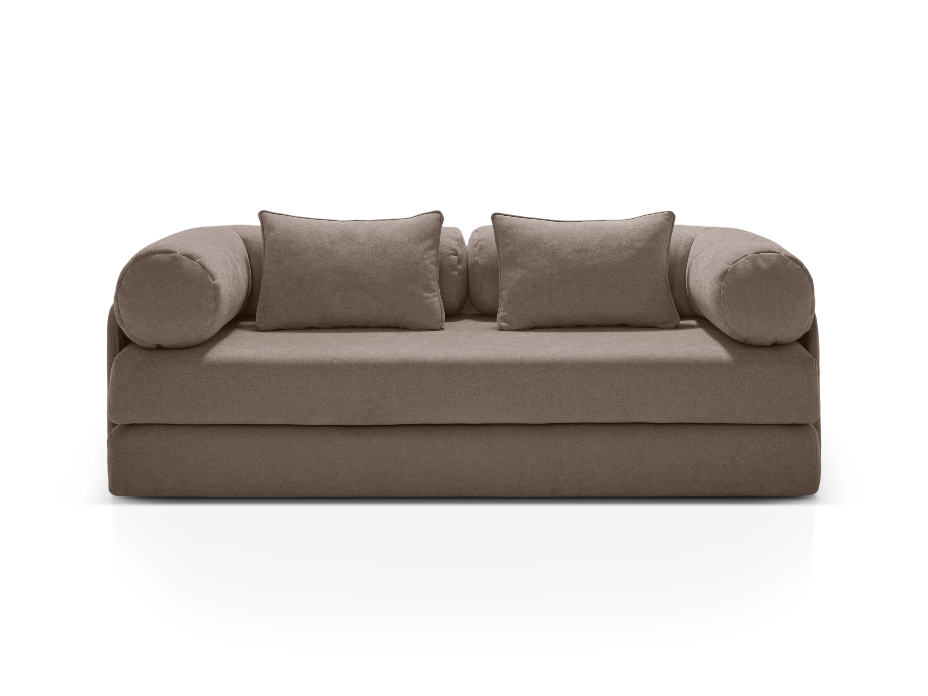 Sofa 3-Sitzer mit Schlaffunktion DREAMY cappuccino