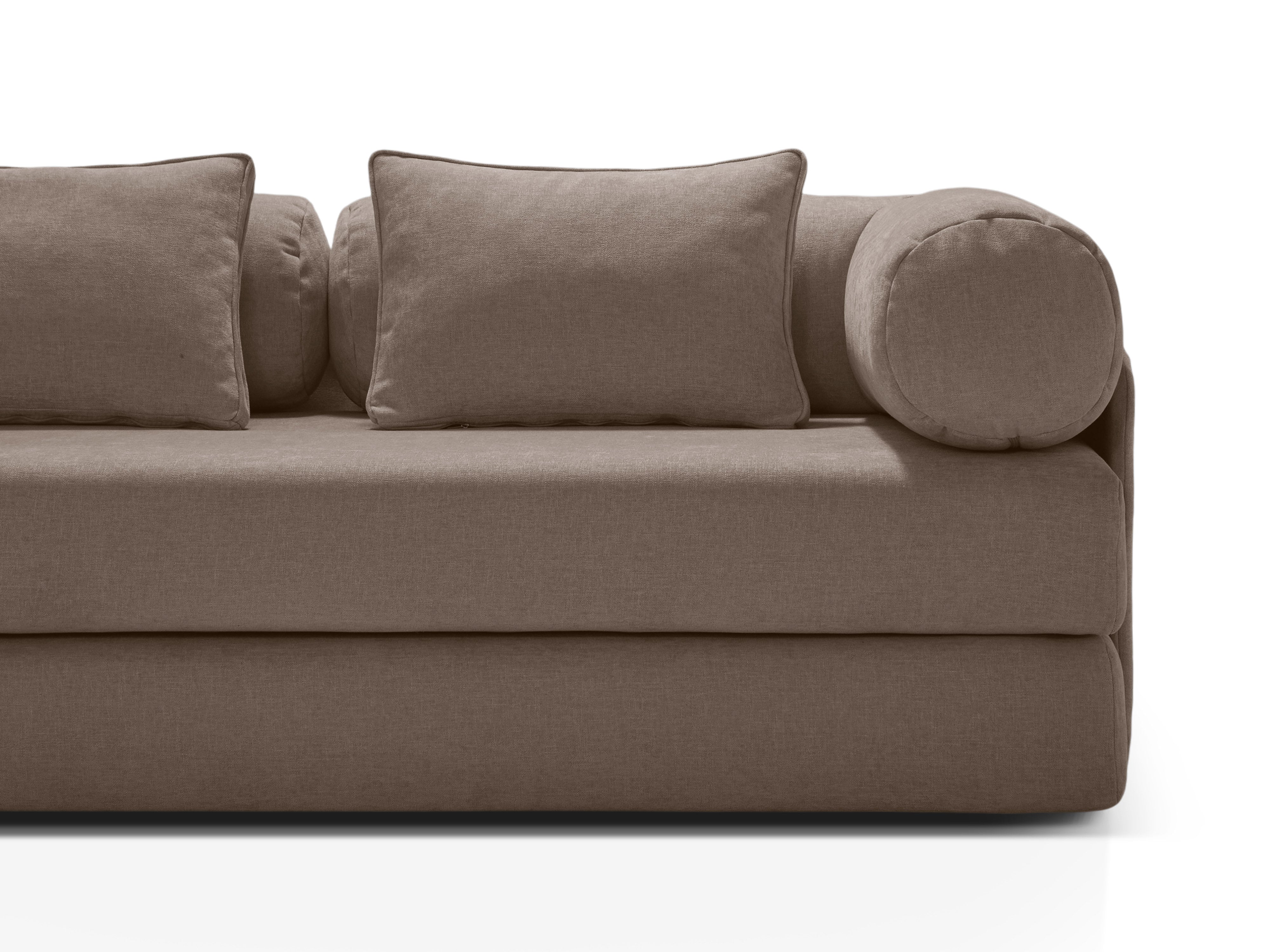 Sofa 3-Sitzer mit Schlaffunktion DREAMY cappuccino