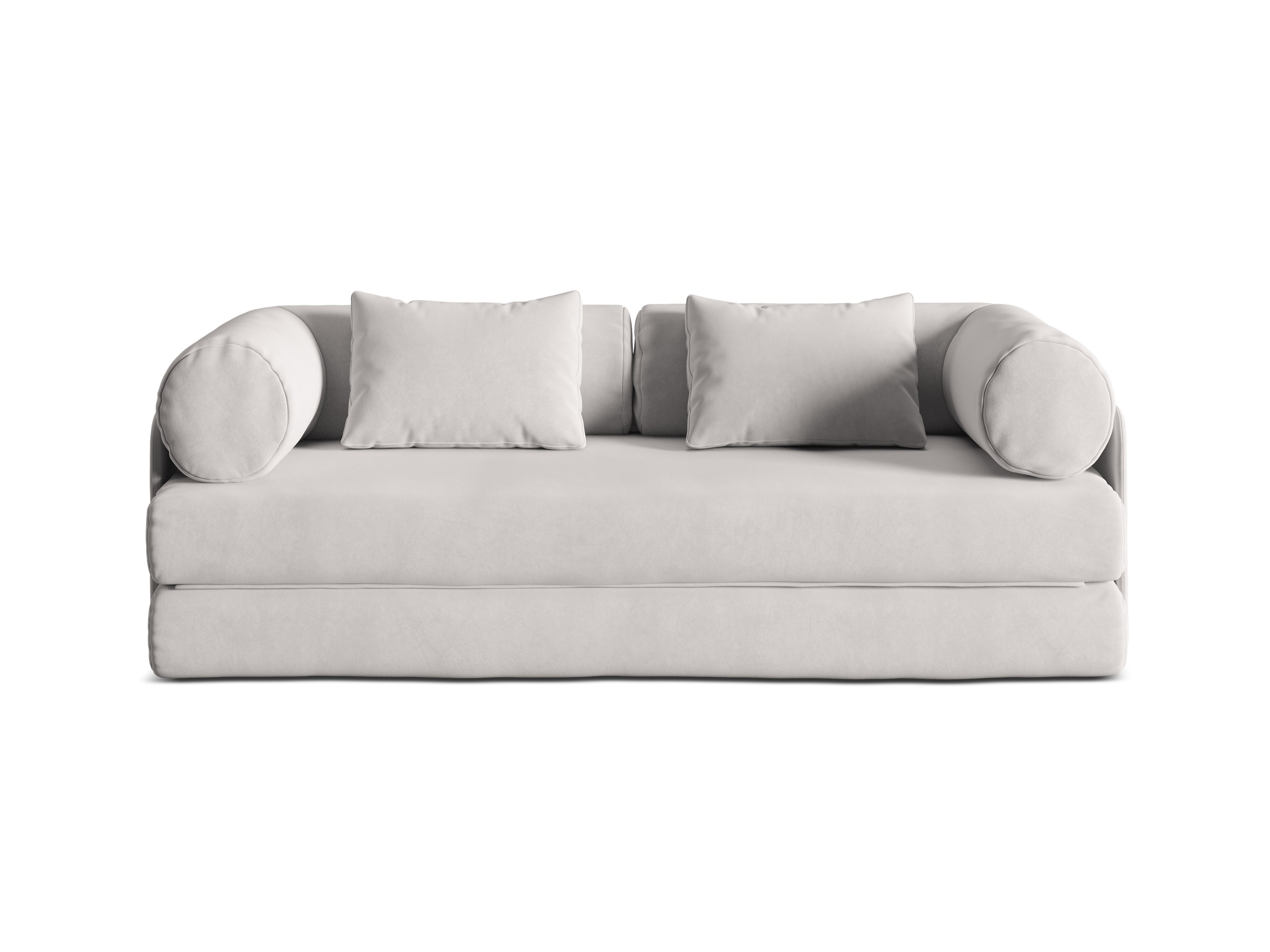 DROOMSOFA 3-zits met slaapfunctie in lichtgrijs