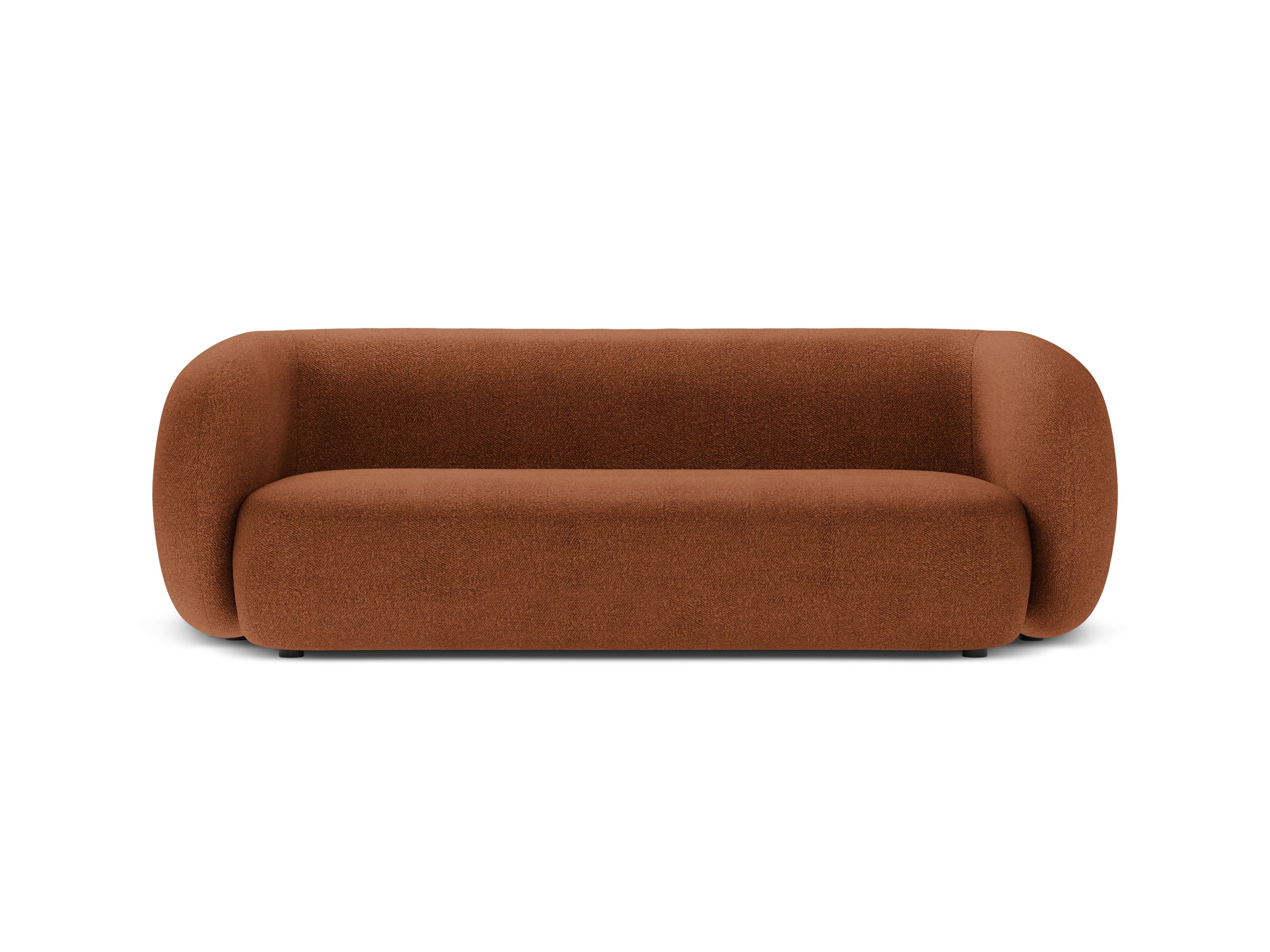 Kanapa 3-osobowa KATE terracotta boucle – Micadoni