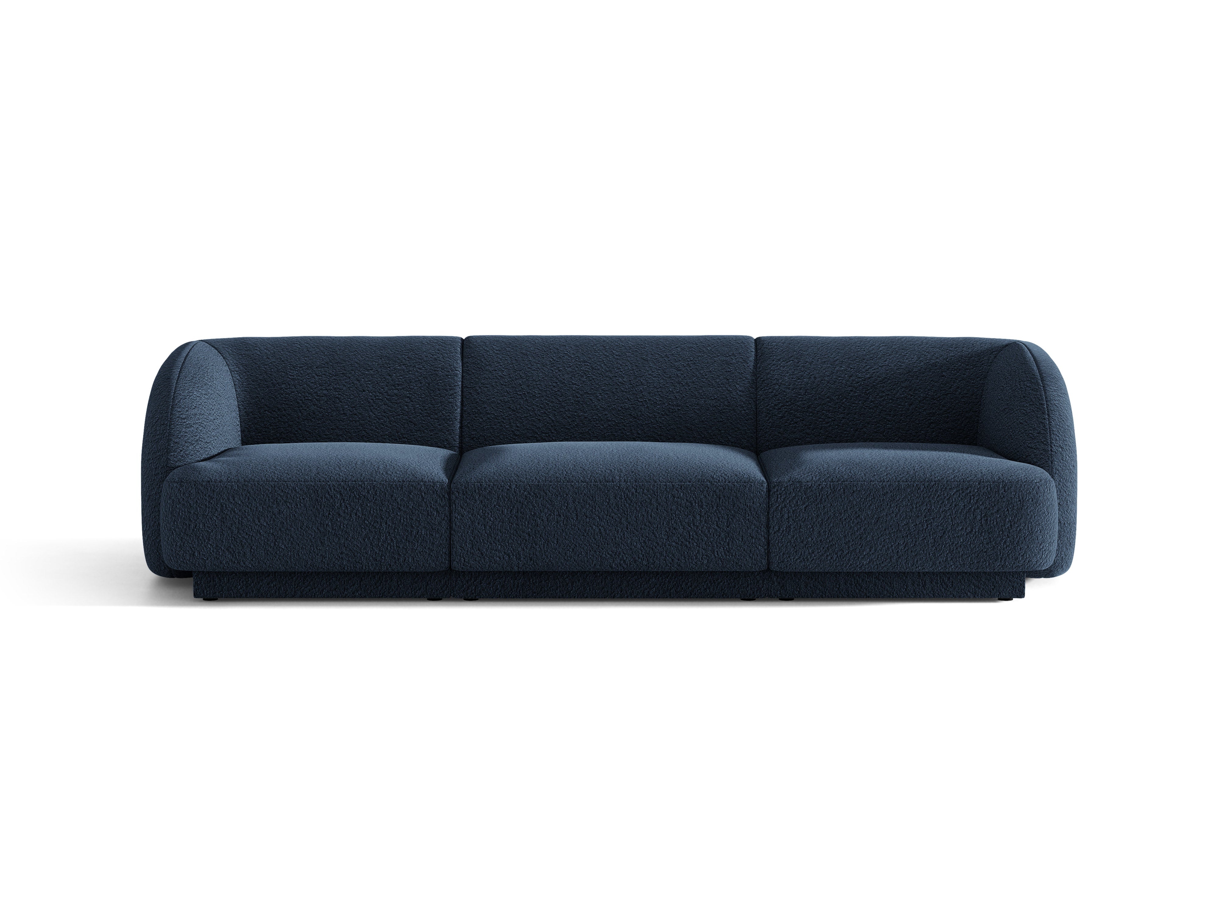 Sofa 3-zits MILEY donkerblauwe boucle