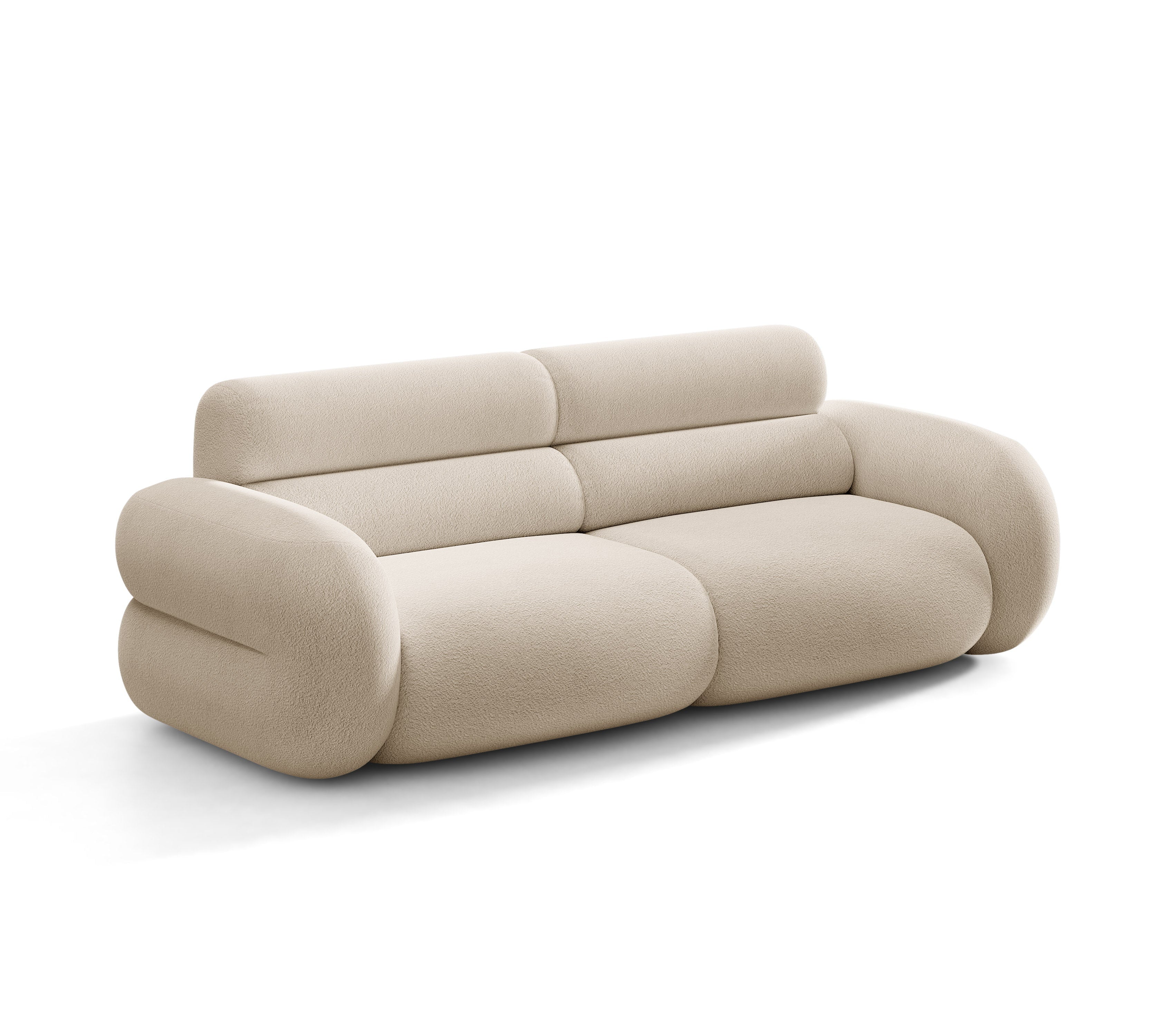 Sofa 3-zits NEO beige boucle