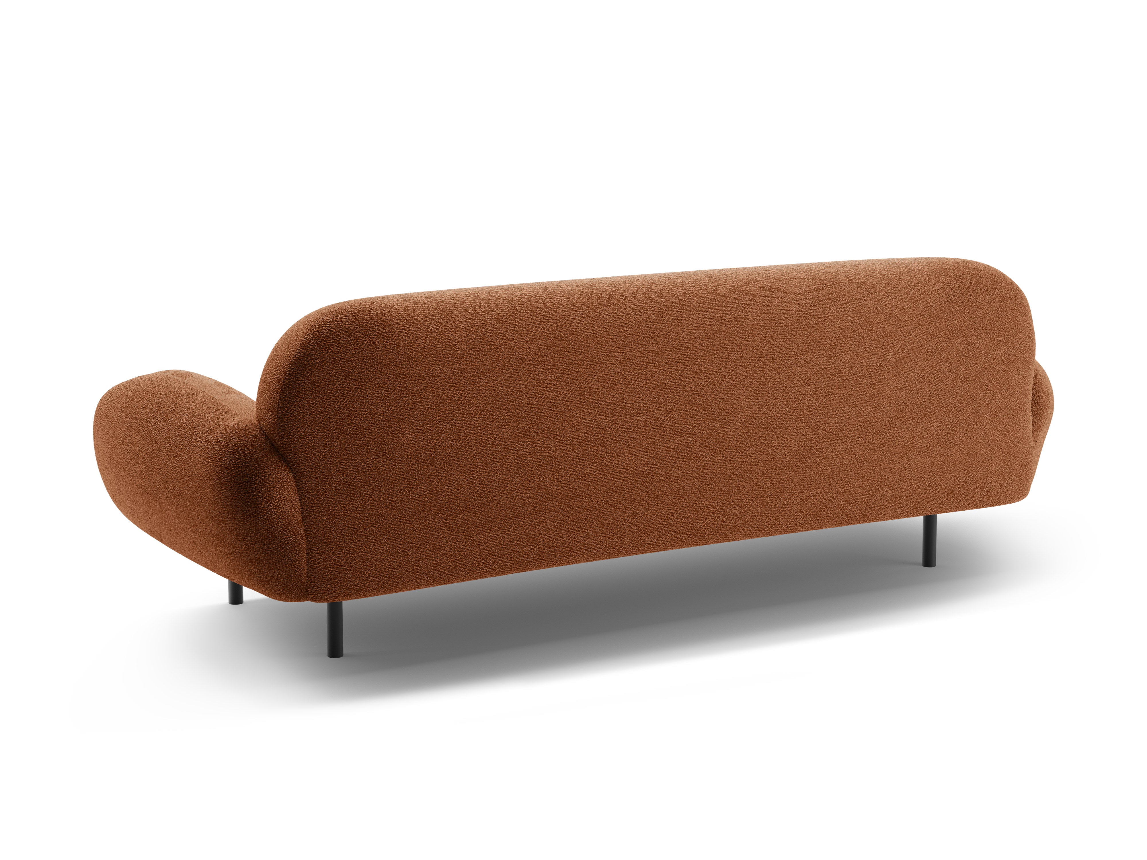 Sofa 3-zits POPPY terracotta boucle