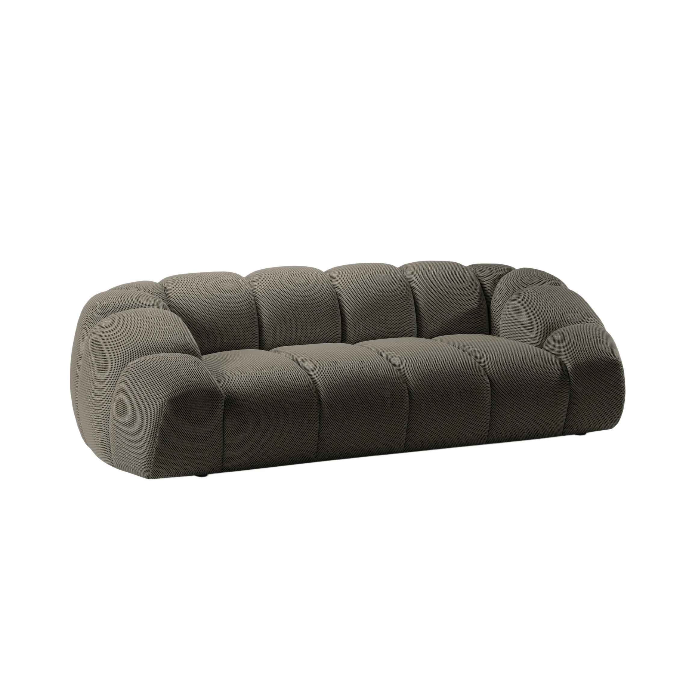 Sofa 3-Sitzer DIANA stahlfarben