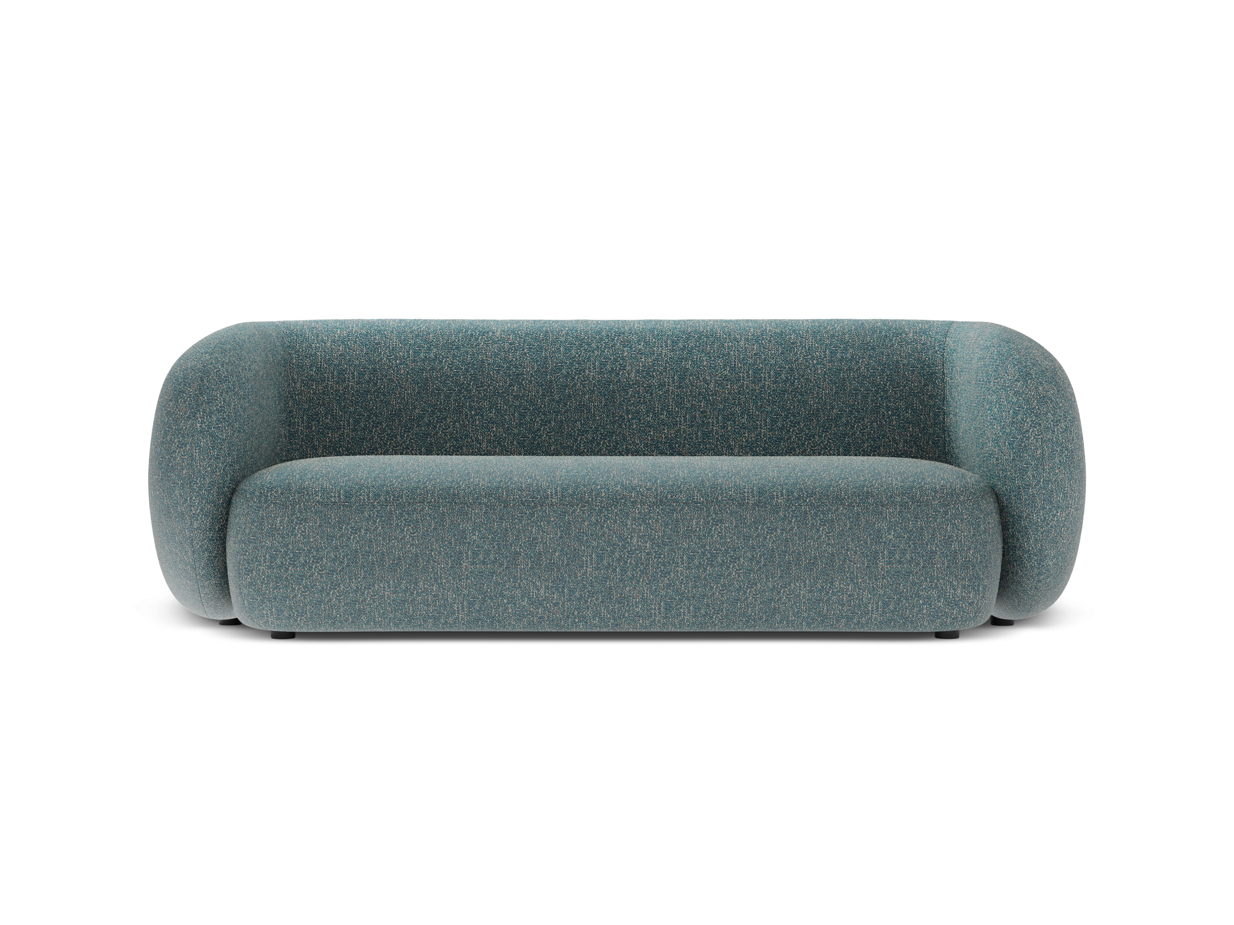 Sofa 3-zits KATE blauw gemêleerd