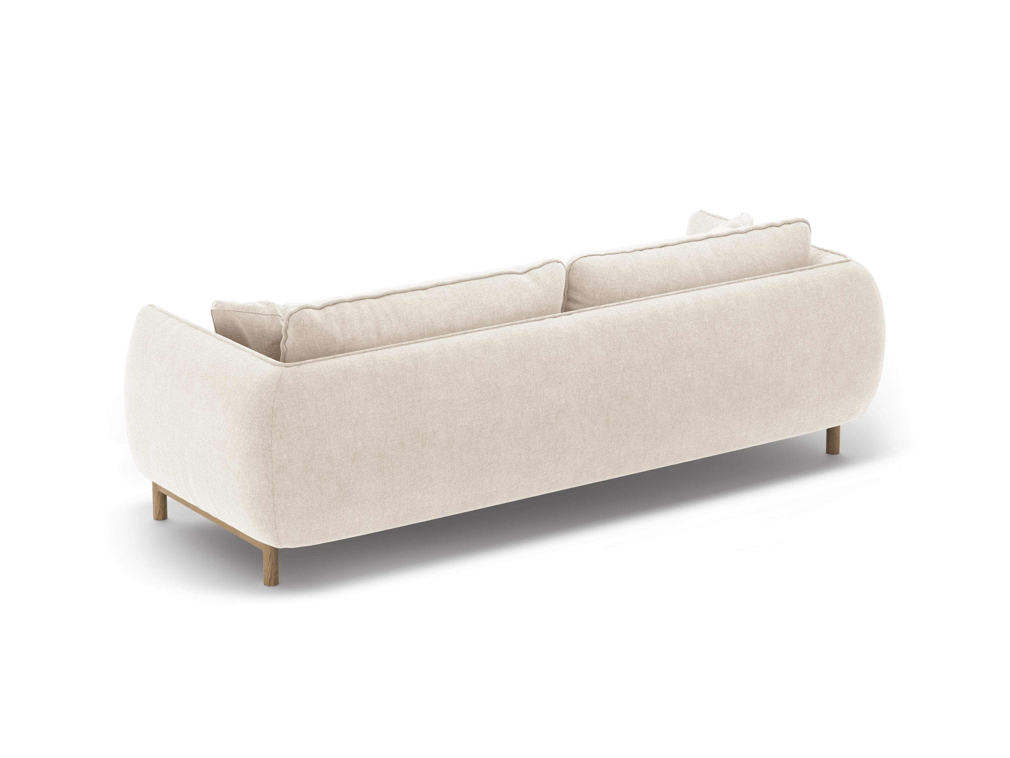 Sofa 3-Sitzer ADA Elfenbein Chenille