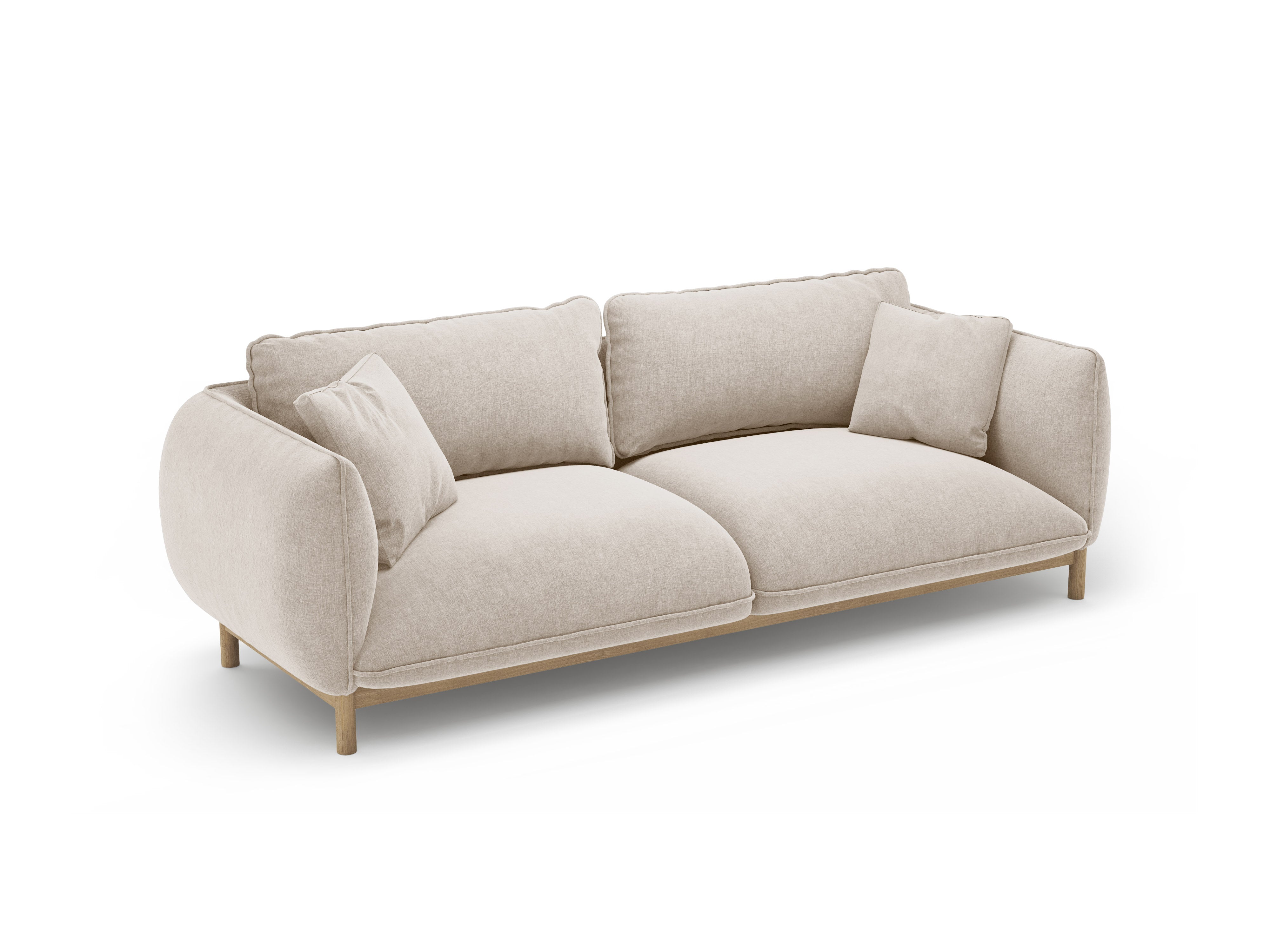 Sofa 3-osobowa ADA jasnobeżowy szenil – Micadoni
