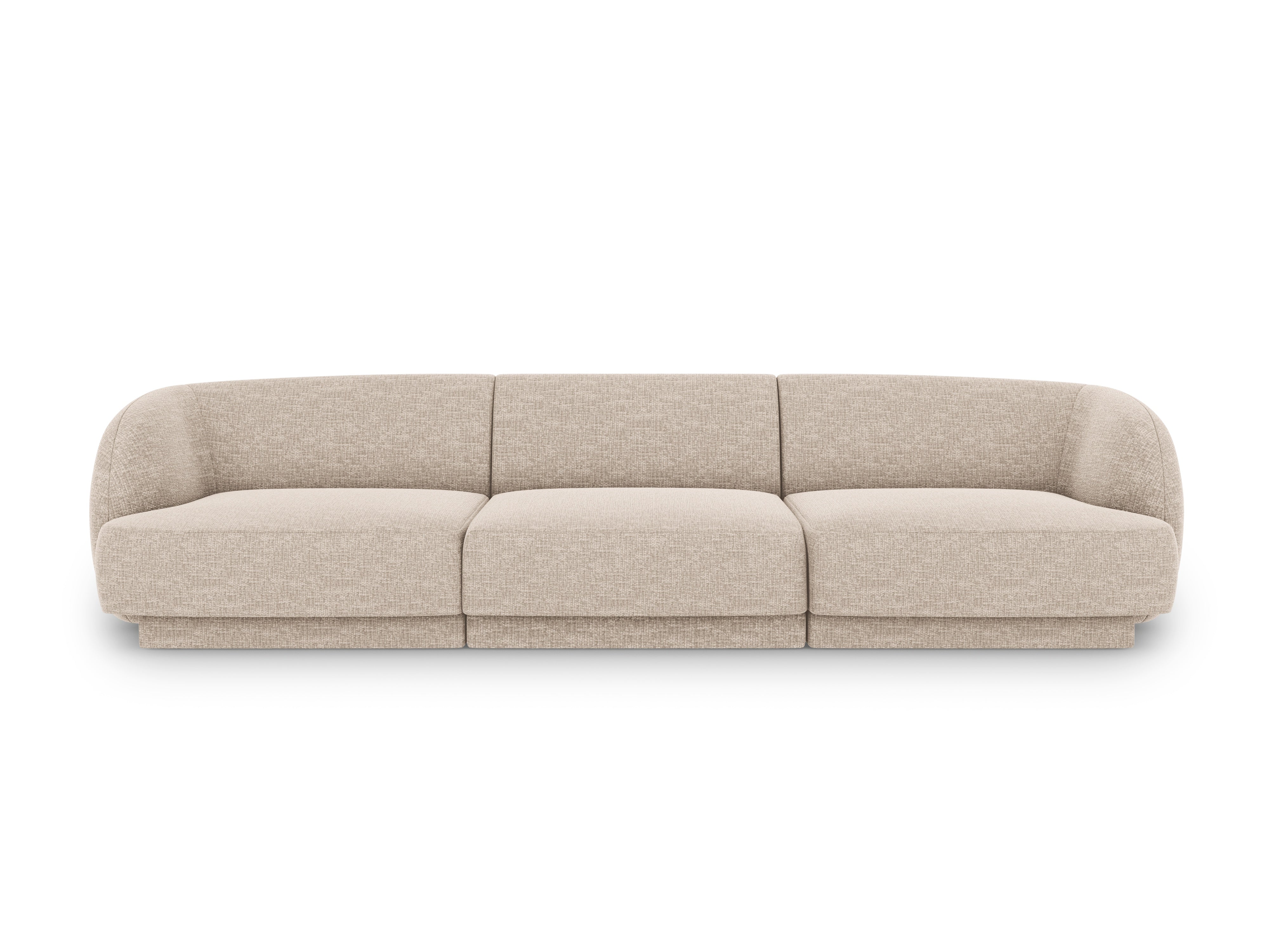 Sofa 3-zits MILEY beige chenille