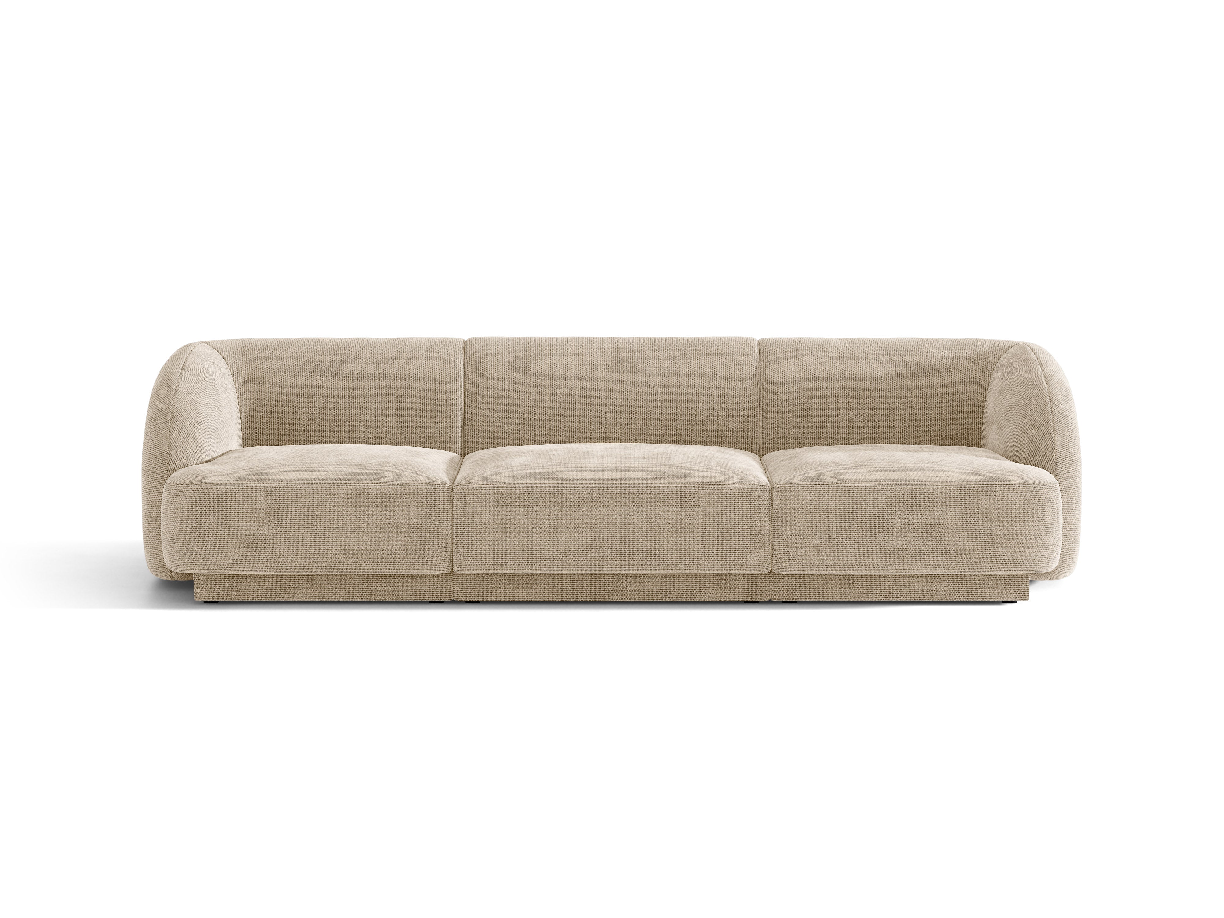 Sofa 3-zits MILEY beige chenille