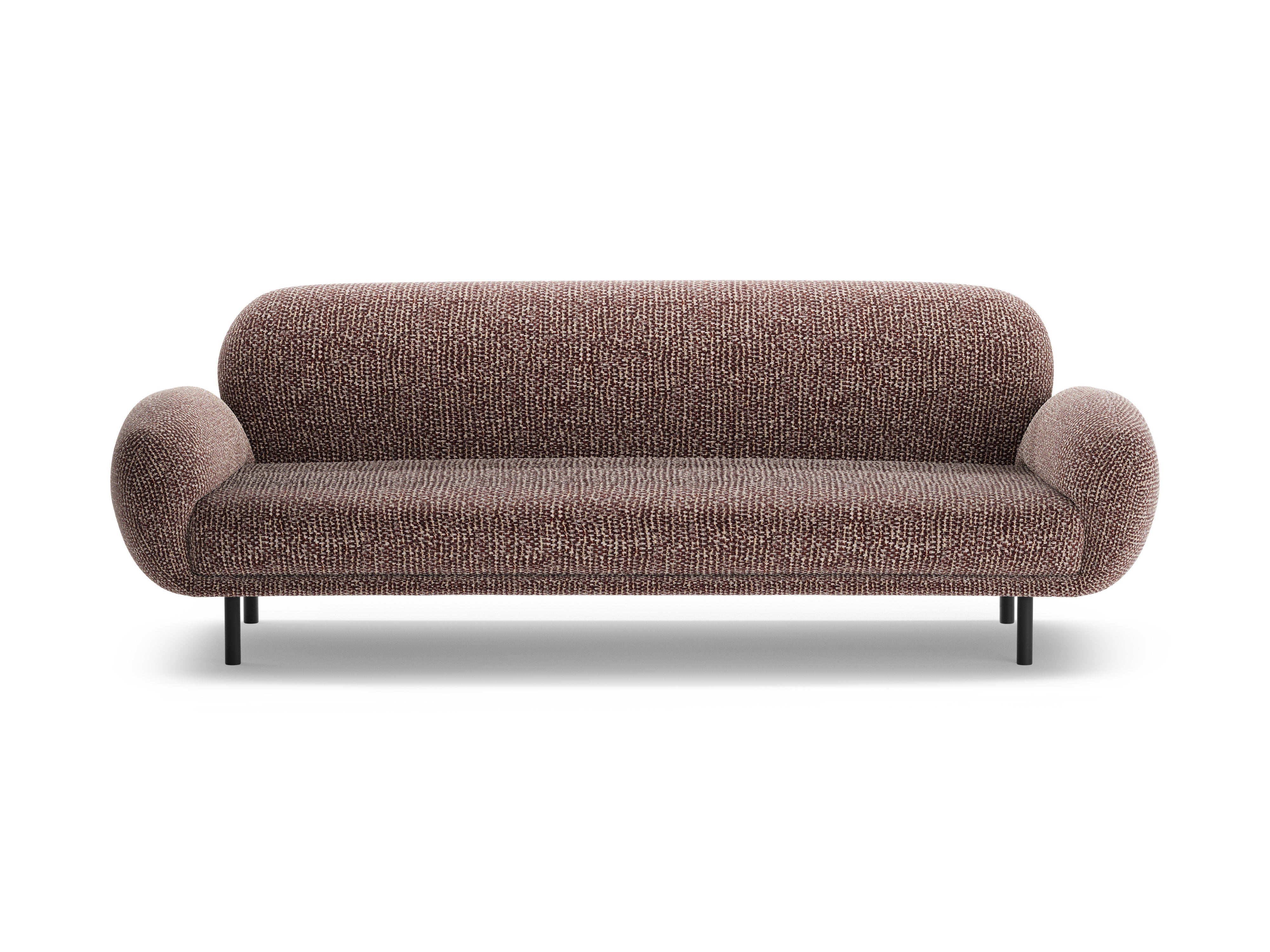 Sofa 3-zits POPPY bruin chenille