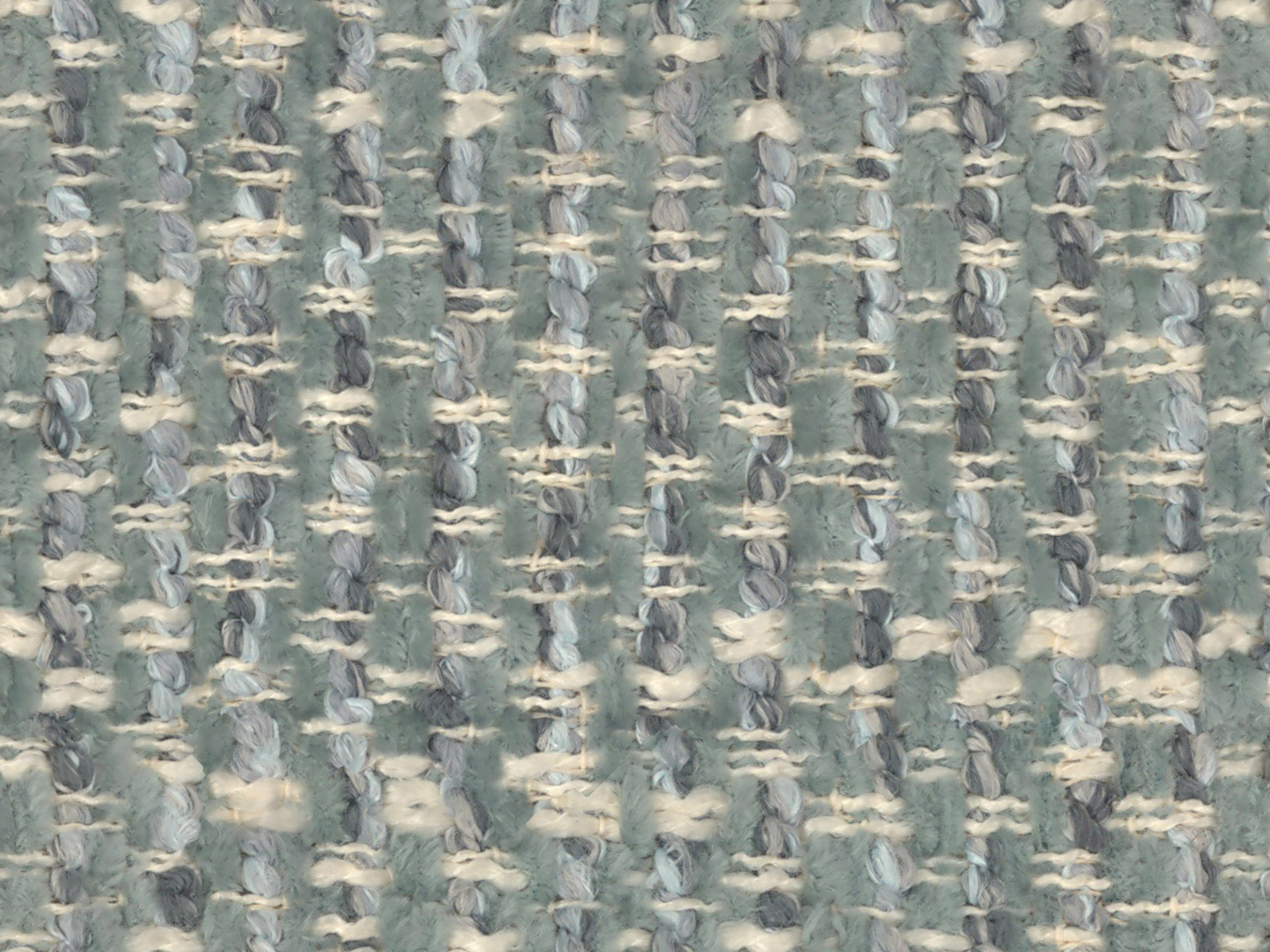 Sofa 3-Sitzer POPPY gedämpftes Blau Chenille