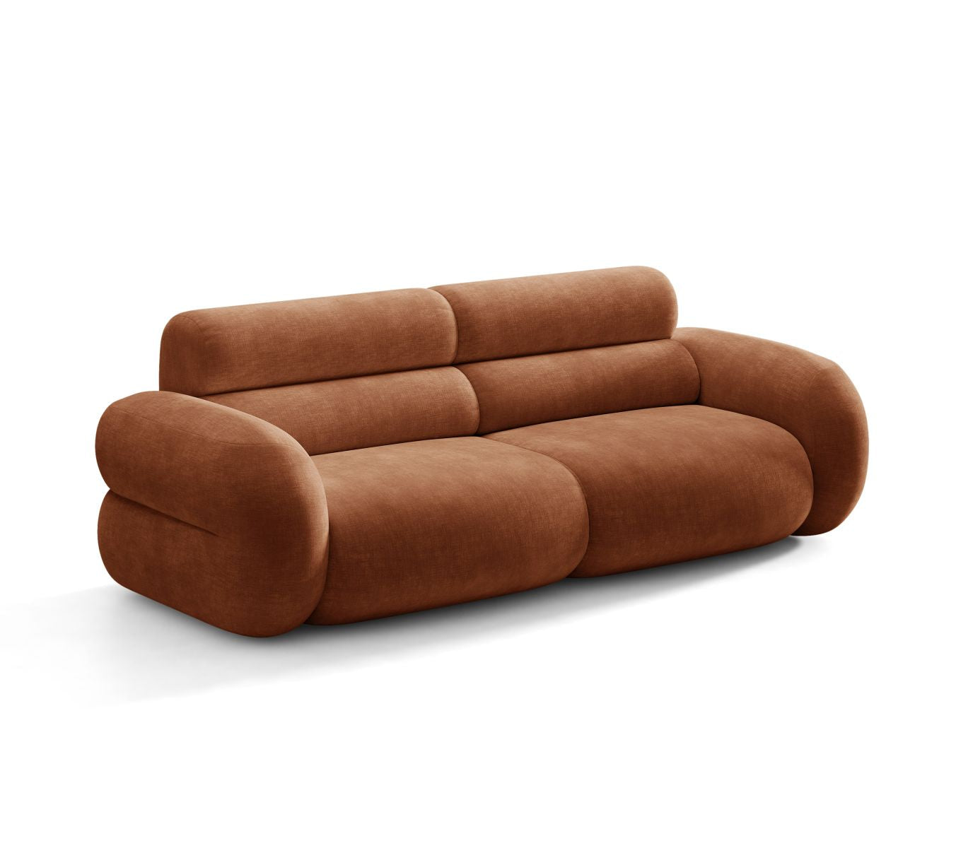 Sofa 3-zits NEO baksteen chenille