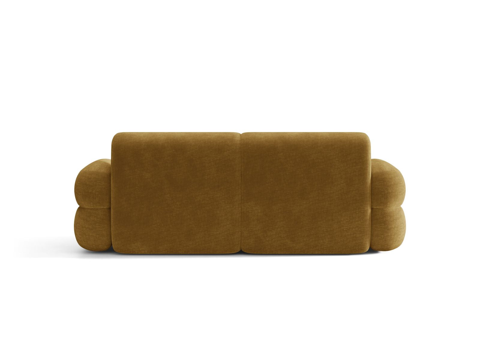Sofa 3-zits NEO mosterdkleurig chenille