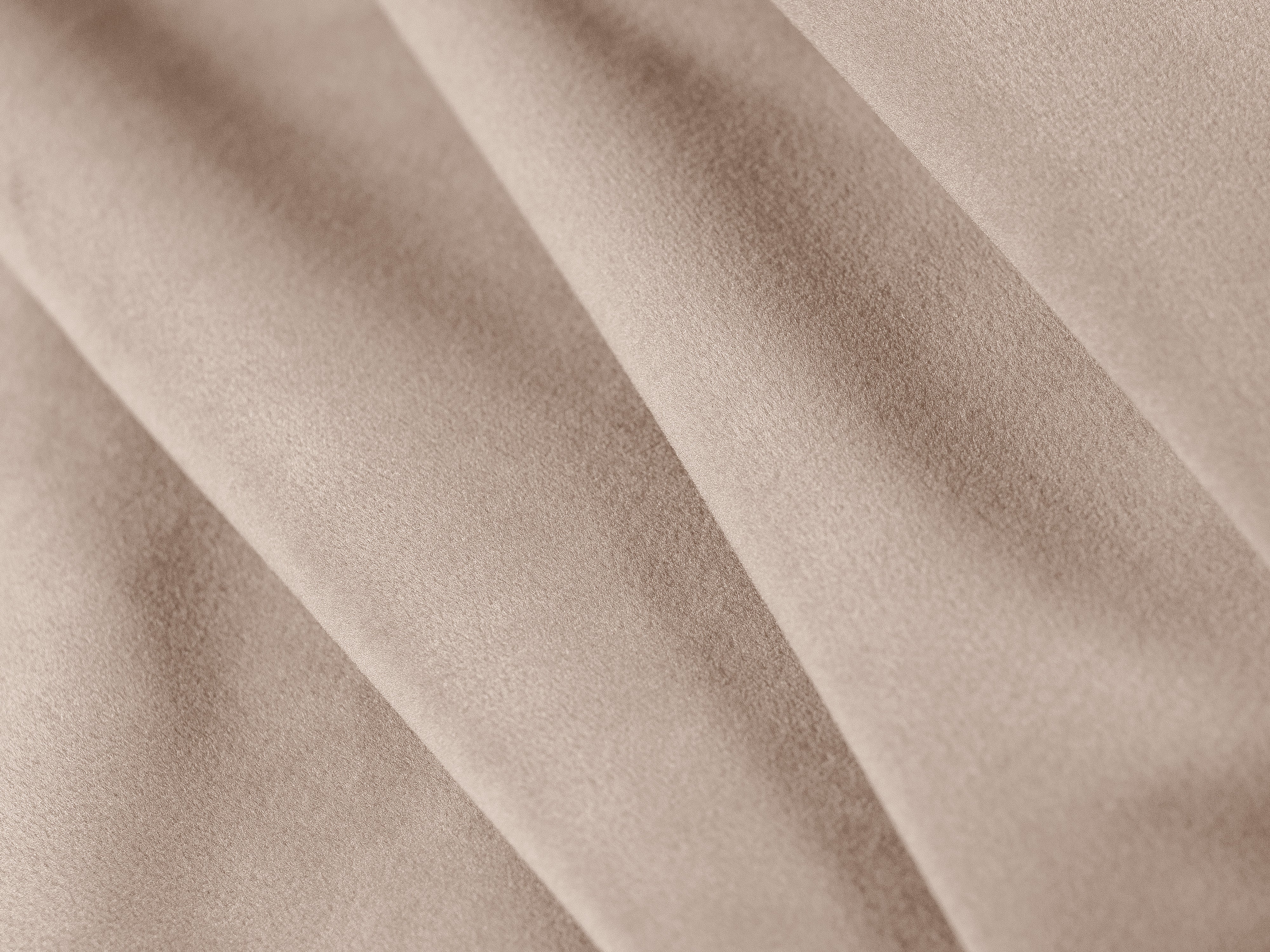 Beige 3-zits fluwelen bank BEMY