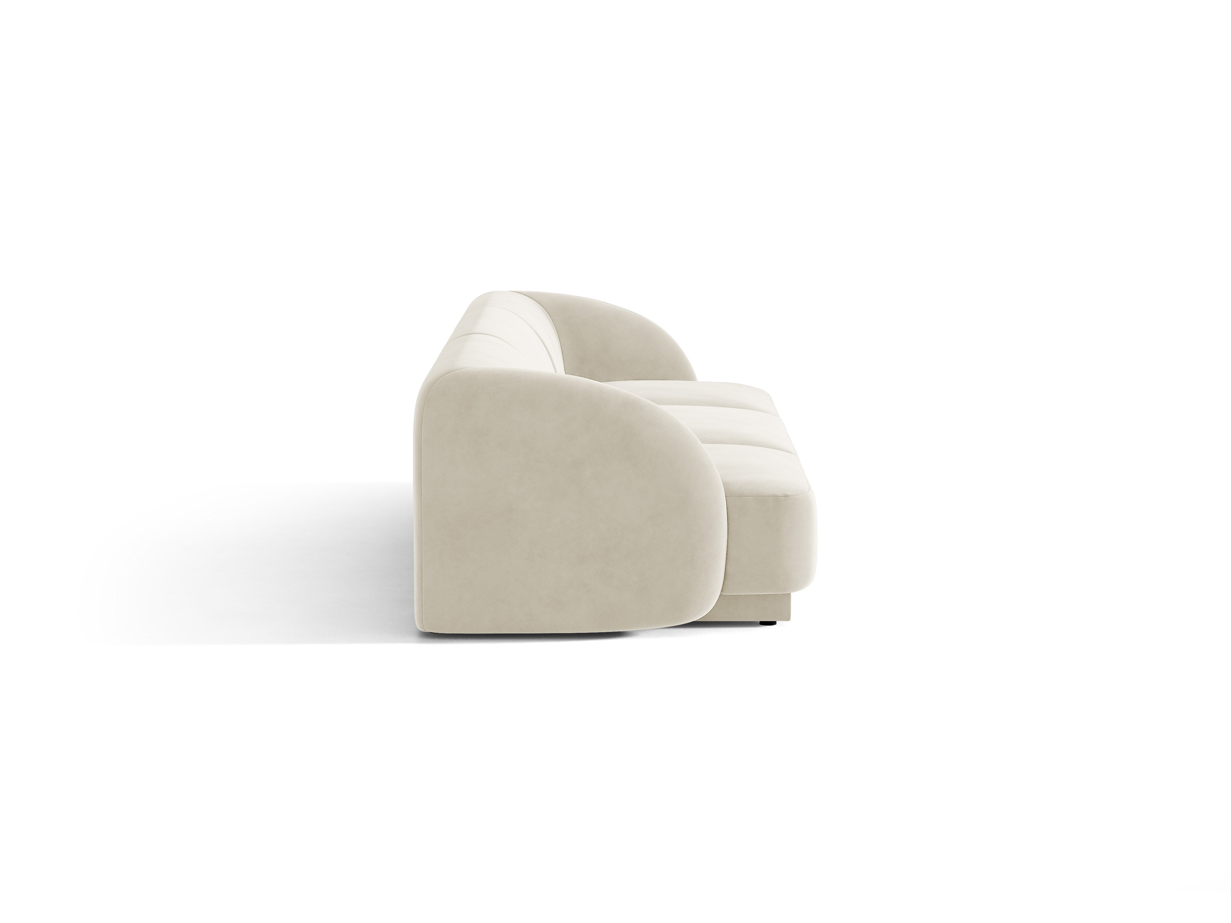 Sofa van fluweel 3-zits MILEY beige
